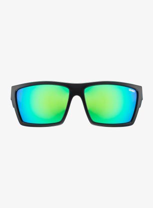 Sonnenbrille Uvex LGL 29 - black matt/mirror green