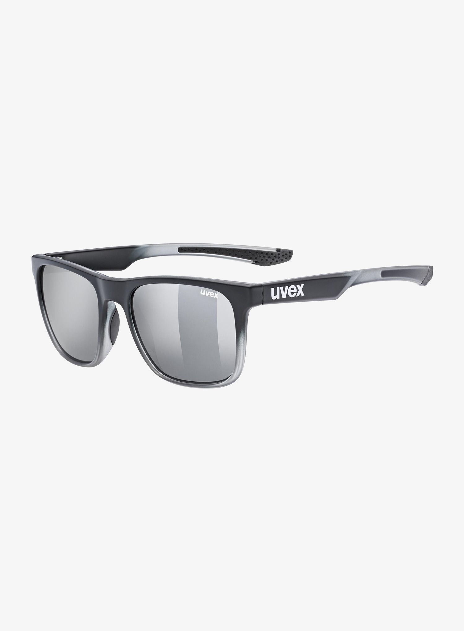 Sonnenbrille Uvex LGL 42 - black transparent/silver