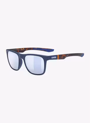 Sonnenbrille Uvex LGL 42 - blue matt havanna/ltmr silver