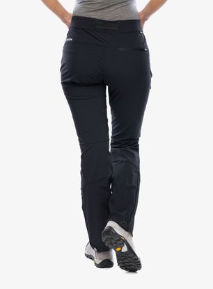 Softshellhose Damen Vaude Badile Pants II - black/black