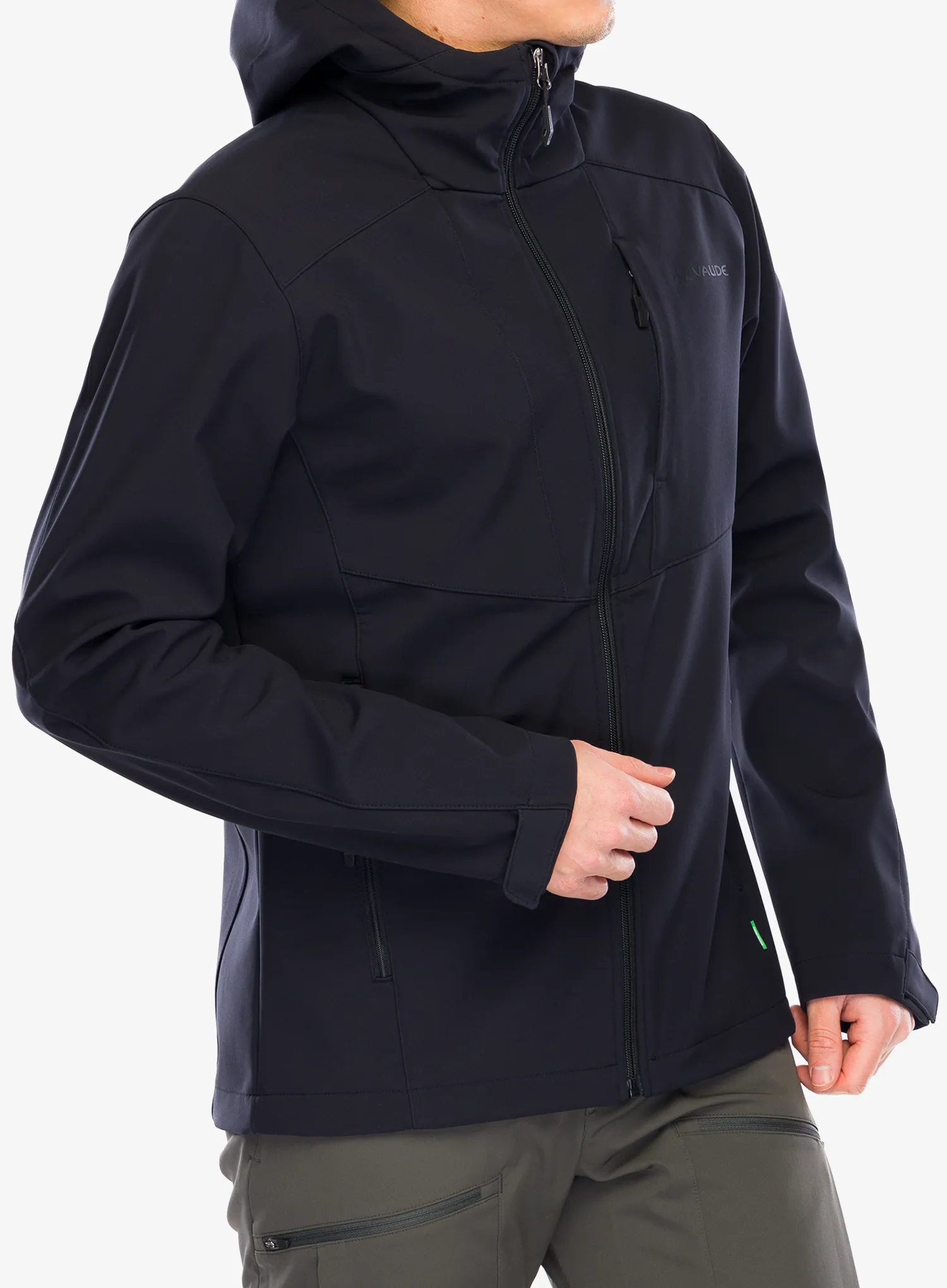 Softshelljacke Vaude Cyclone Hooded Jacket - black