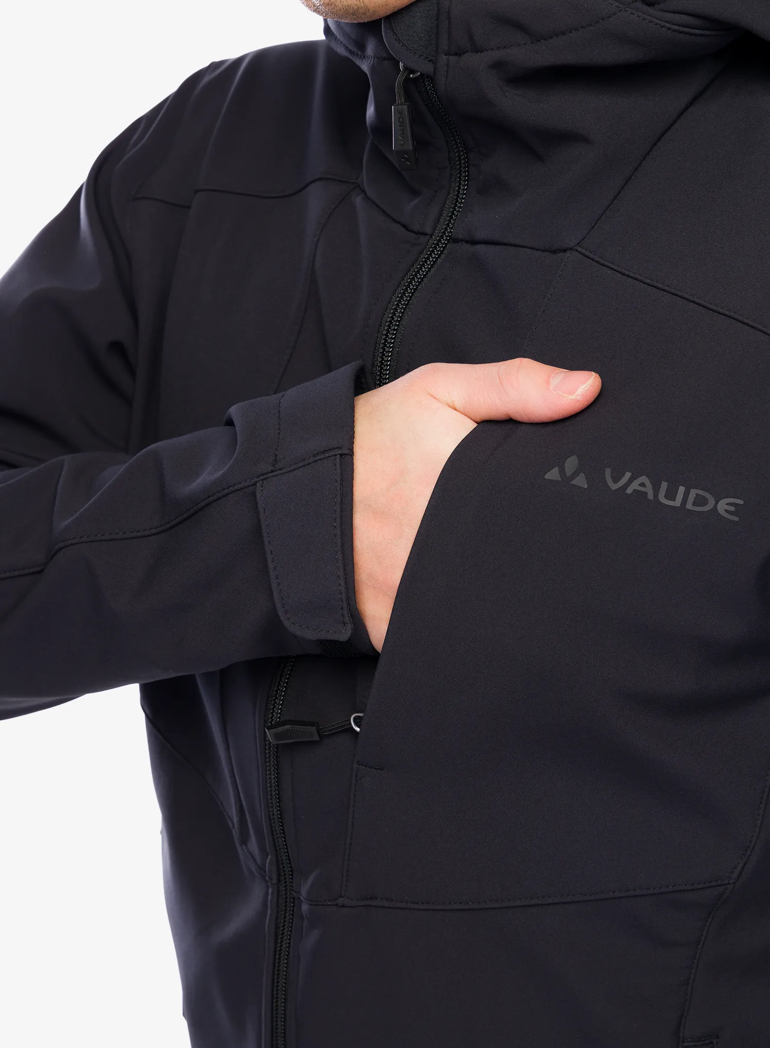 Softshelljacke Vaude Cyclone Hooded Jacket - black