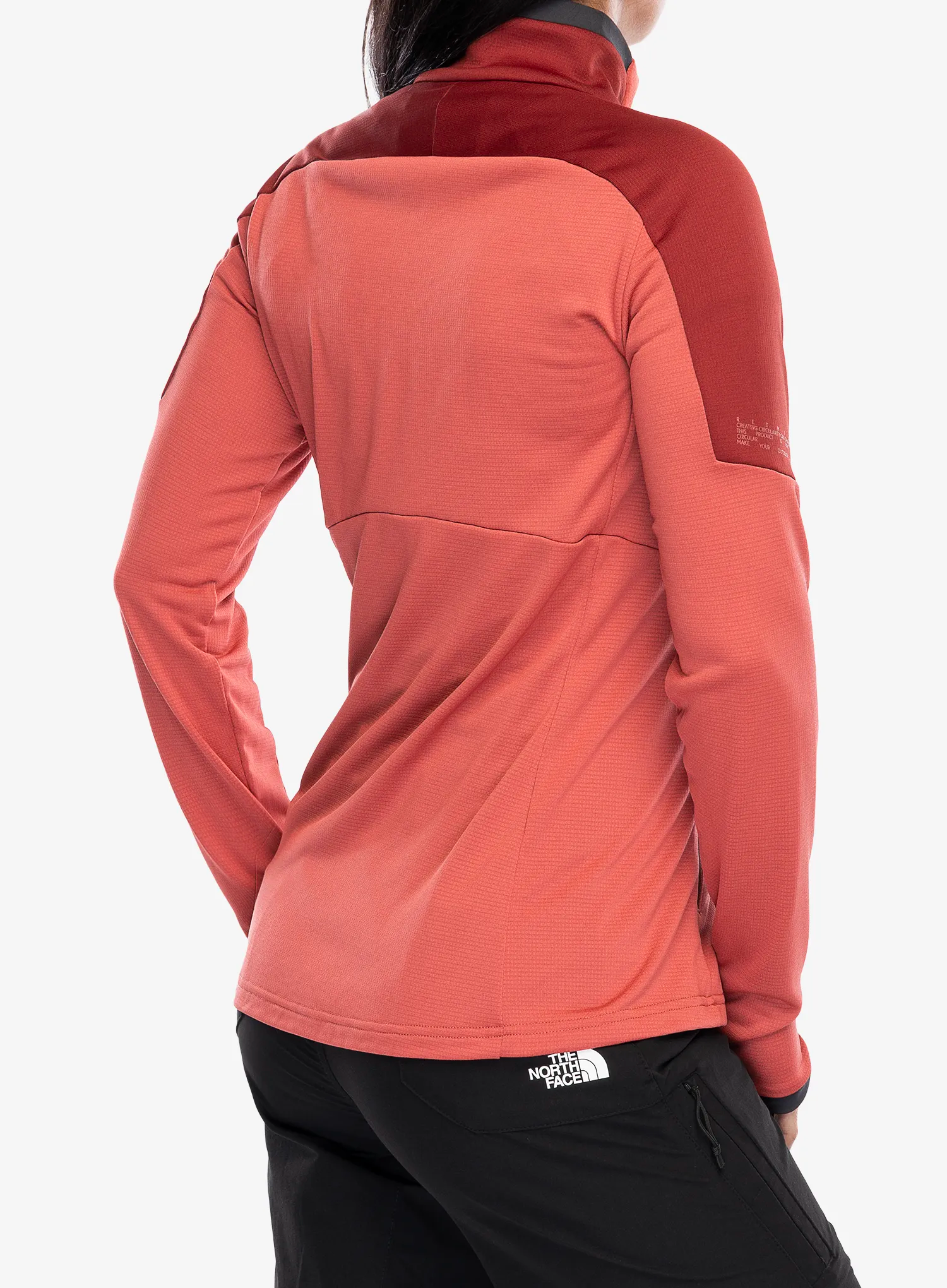Fleecepullover Damen Vaude Elope Fleece Jacket II - brick