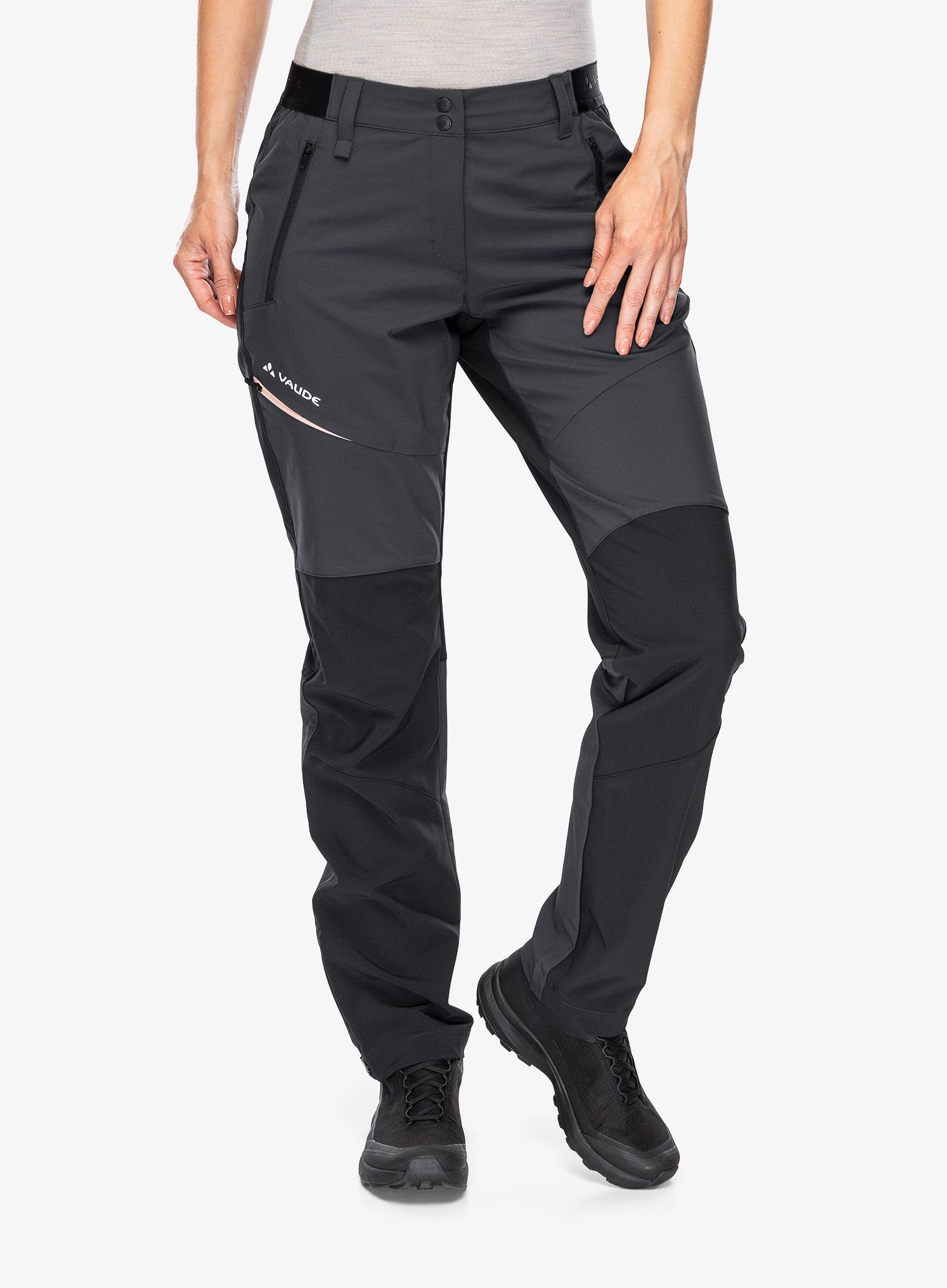Wanderhose Damen Vaude Elope Pants - phantom black