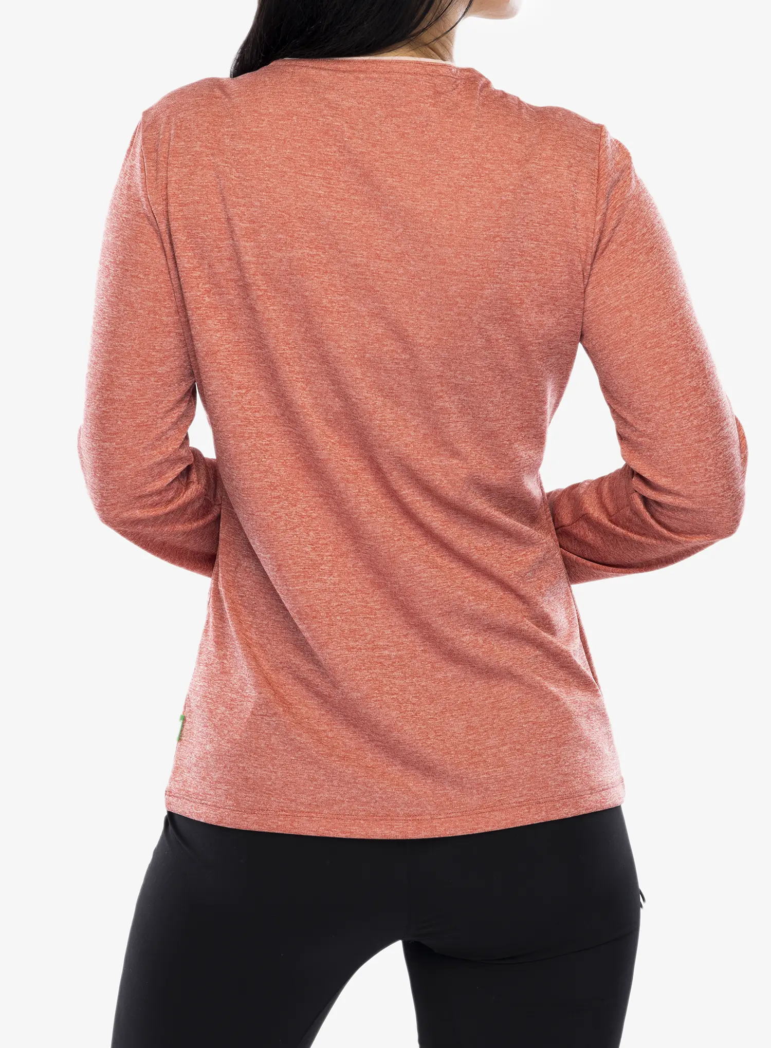 Funktionsshirt Damen Langarm Vaude Essential LS T-Shirt - brick