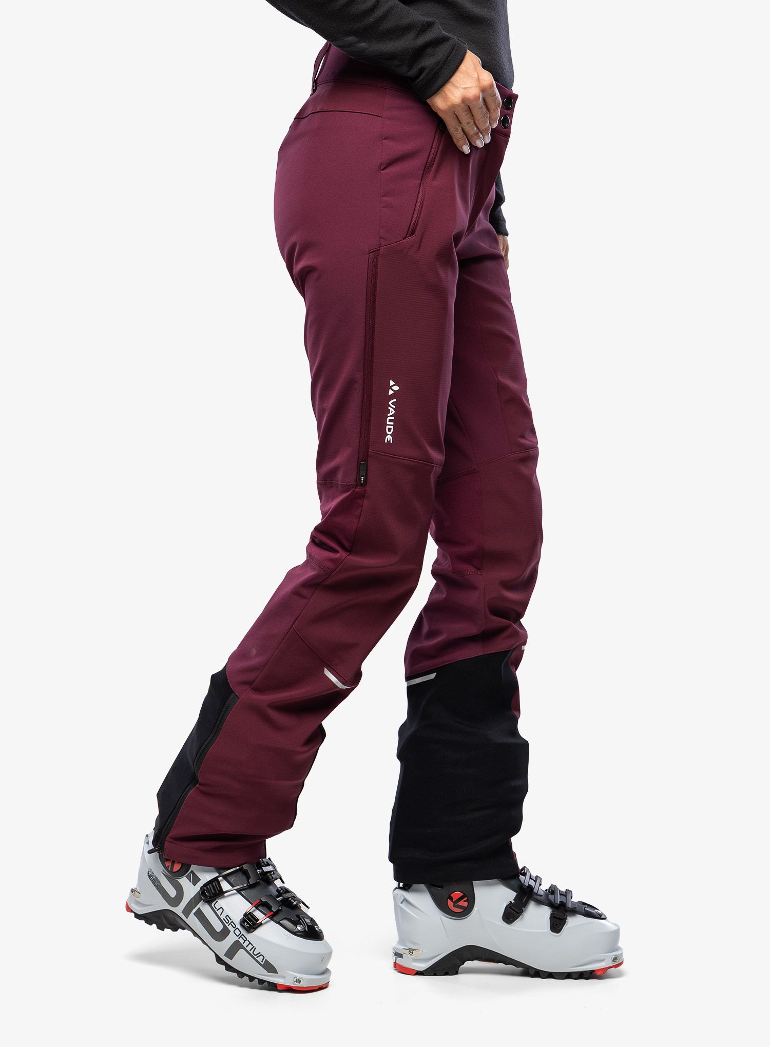 Softshellhose Damen Vaude Larice Pants IV - cassis