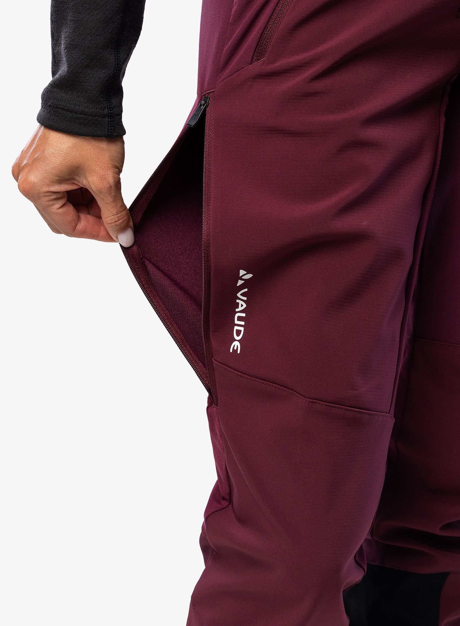 Softshellhose Damen Vaude Larice Pants IV - cassis
