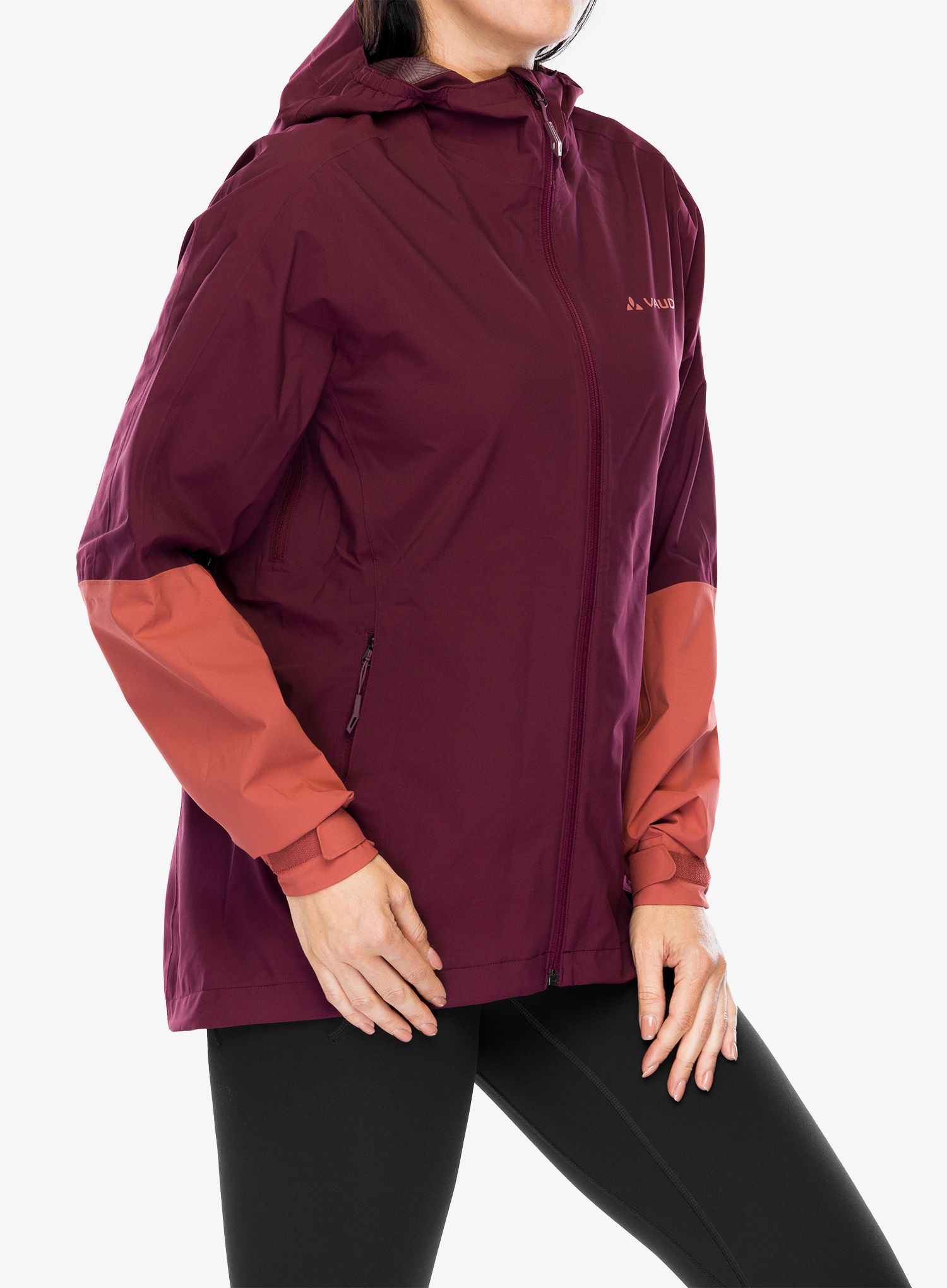 Regenjacke Damen Vaude Moab Rain Jacket II - cassis uni