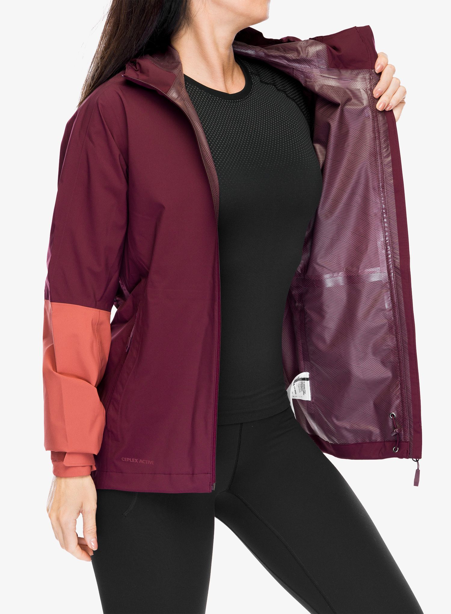 Regenjacke Damen Vaude Moab Rain Jacket II - cassis uni