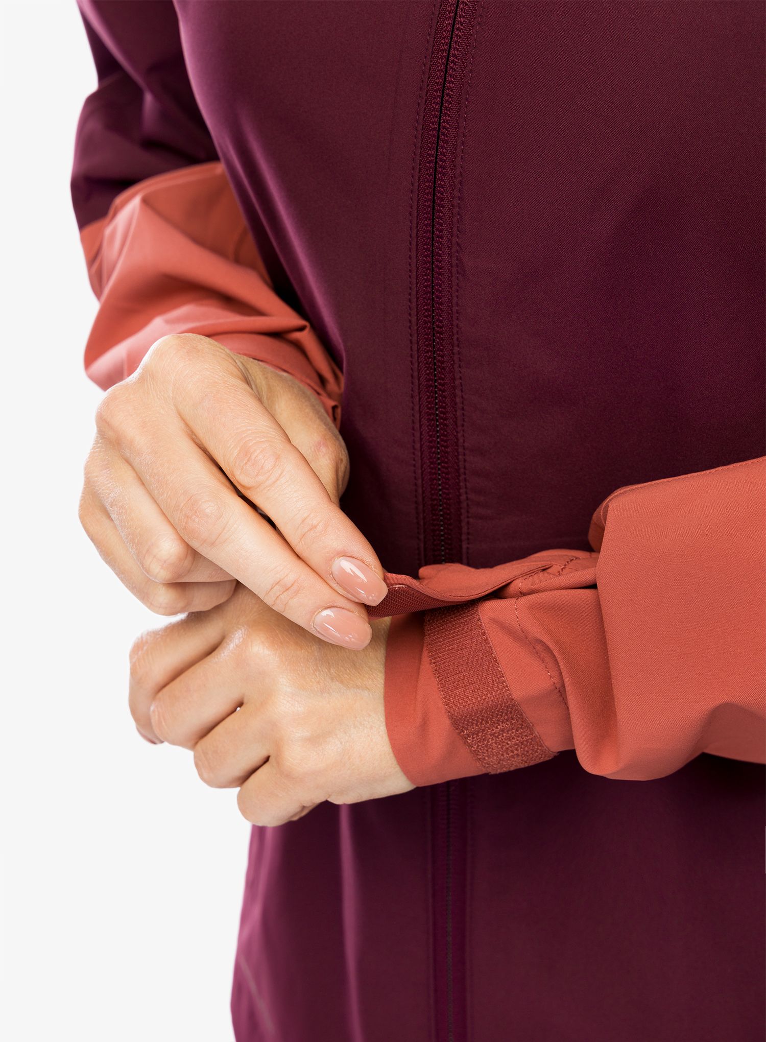Regenjacke Damen Vaude Moab Rain Jacket II - cassis uni