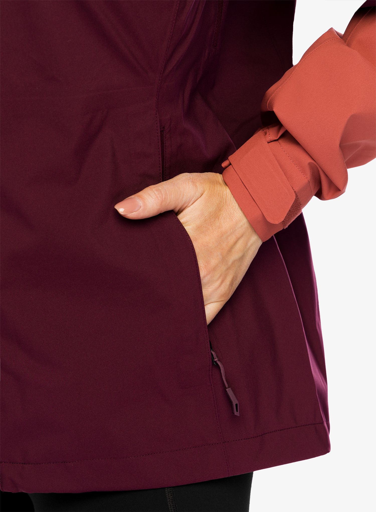 Regenjacke Damen Vaude Moab Rain Jacket II - cassis uni