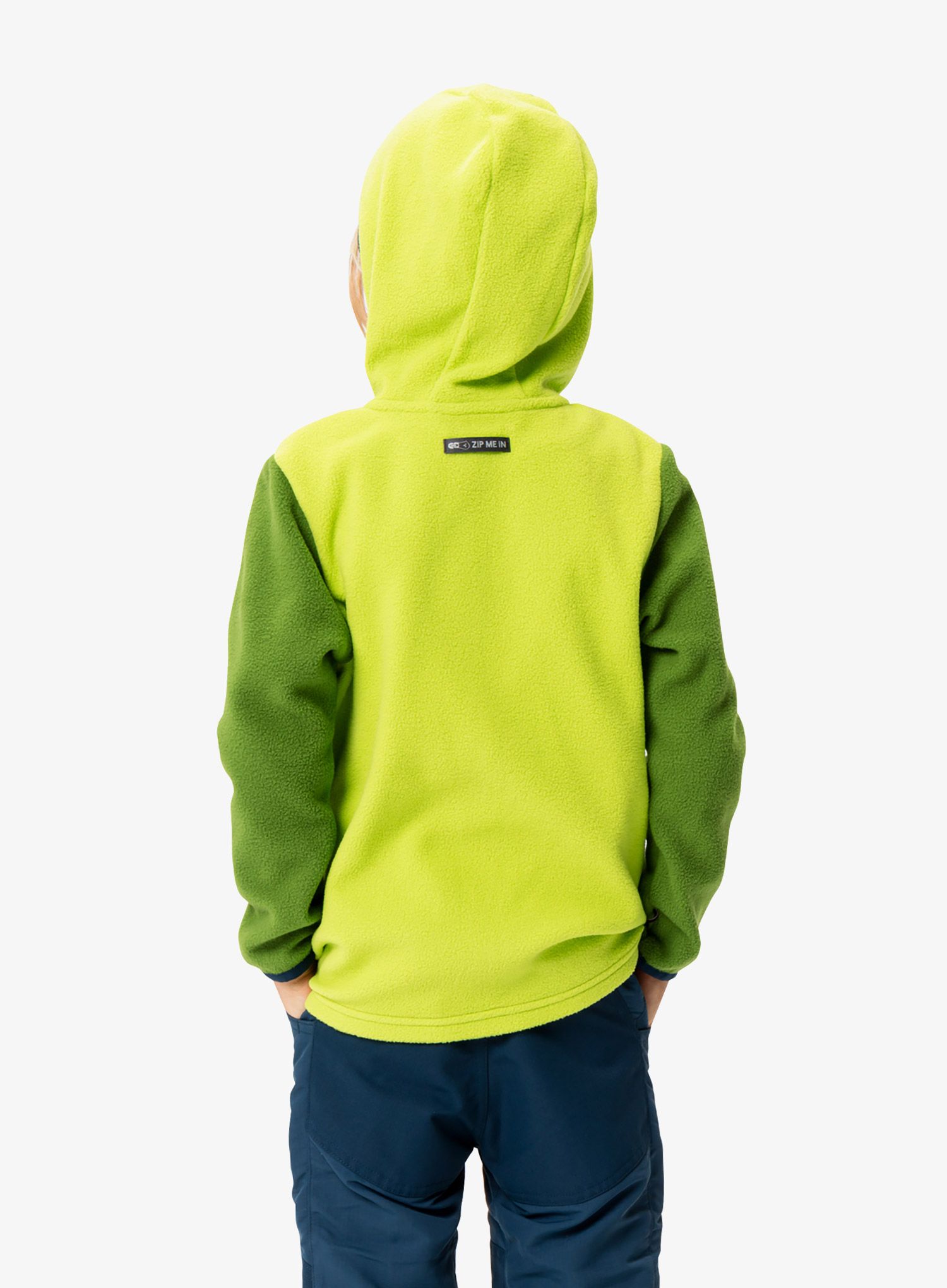 Longsleeve Kinder Vaude Pulex Hooded Jacket II - cactus