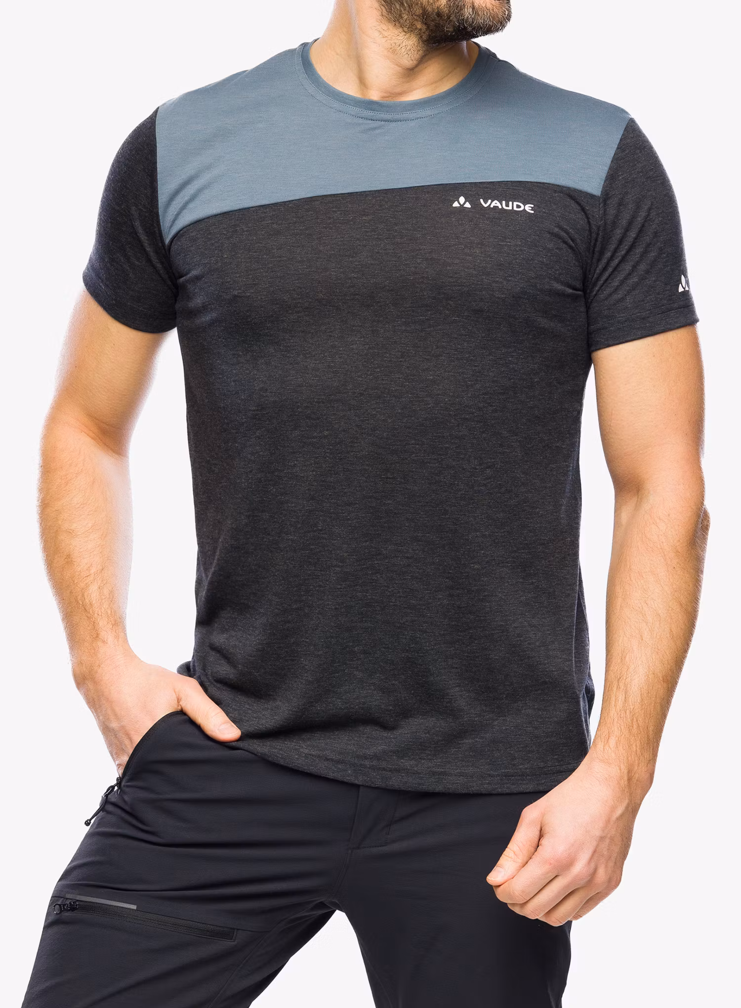 Funktionsshirt Vaude Sveit Shirt - black/white