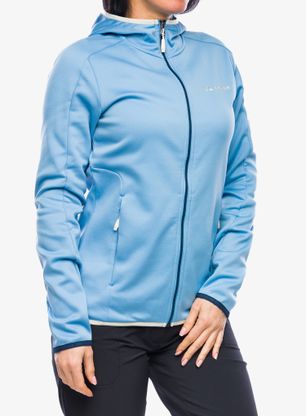 Fleecepullover Damen Vaude Valsorda Fleece Hoody - pastel blue