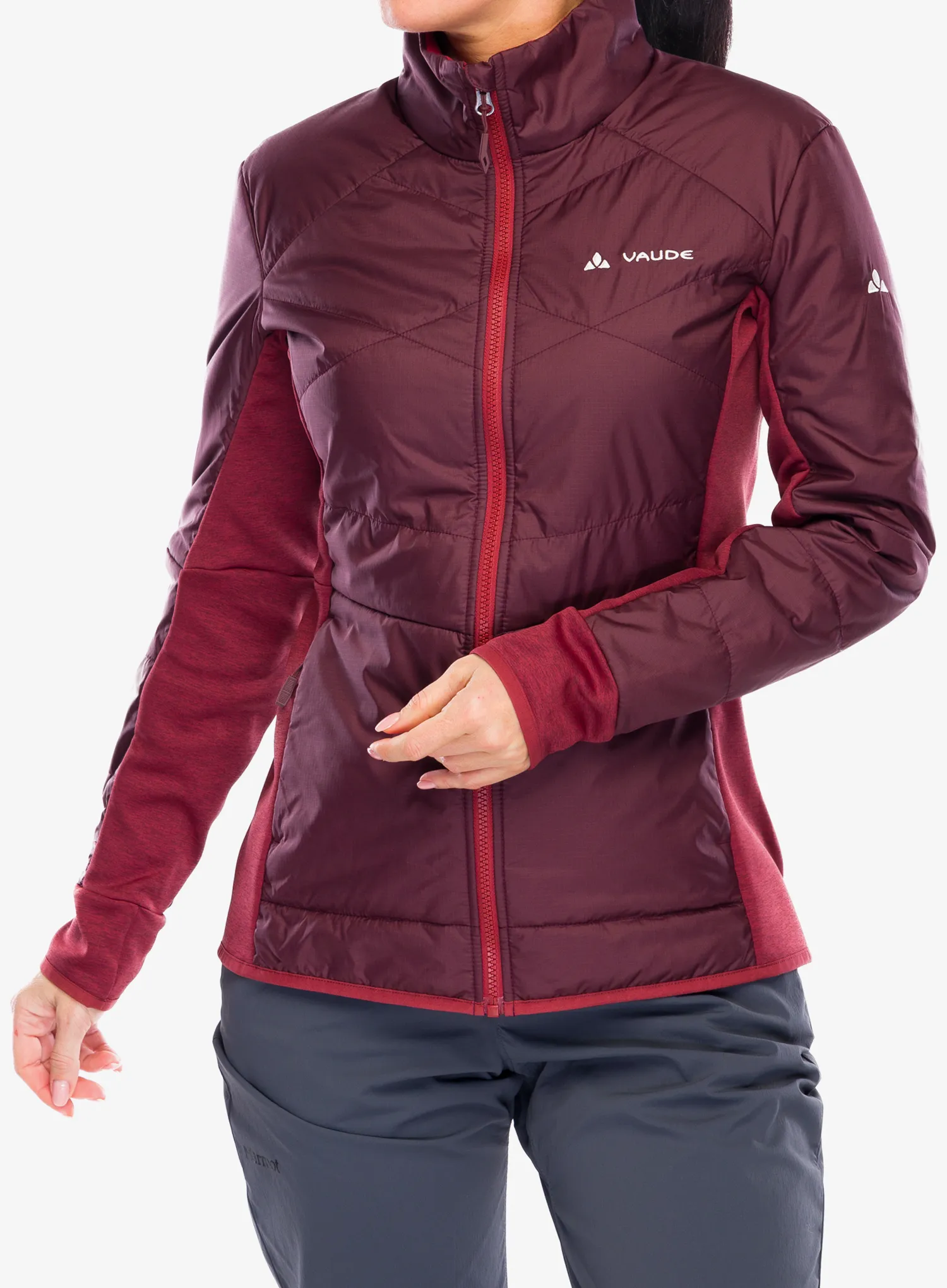 Hybridjacke Damen Vaude Valsorda Hybrid Jacket - dark oak