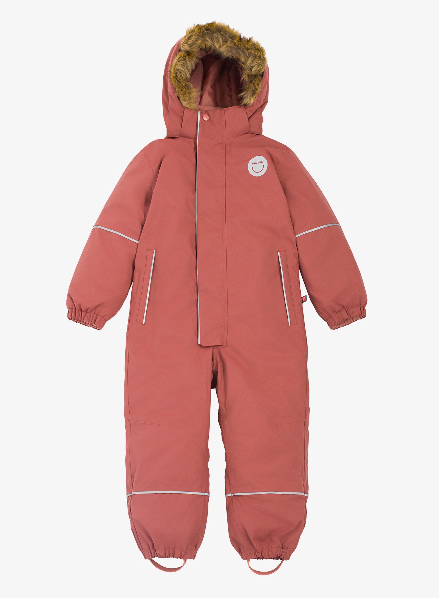 Mädchen-Overall Viking Play Winter Playsuit Thermal - dark pink