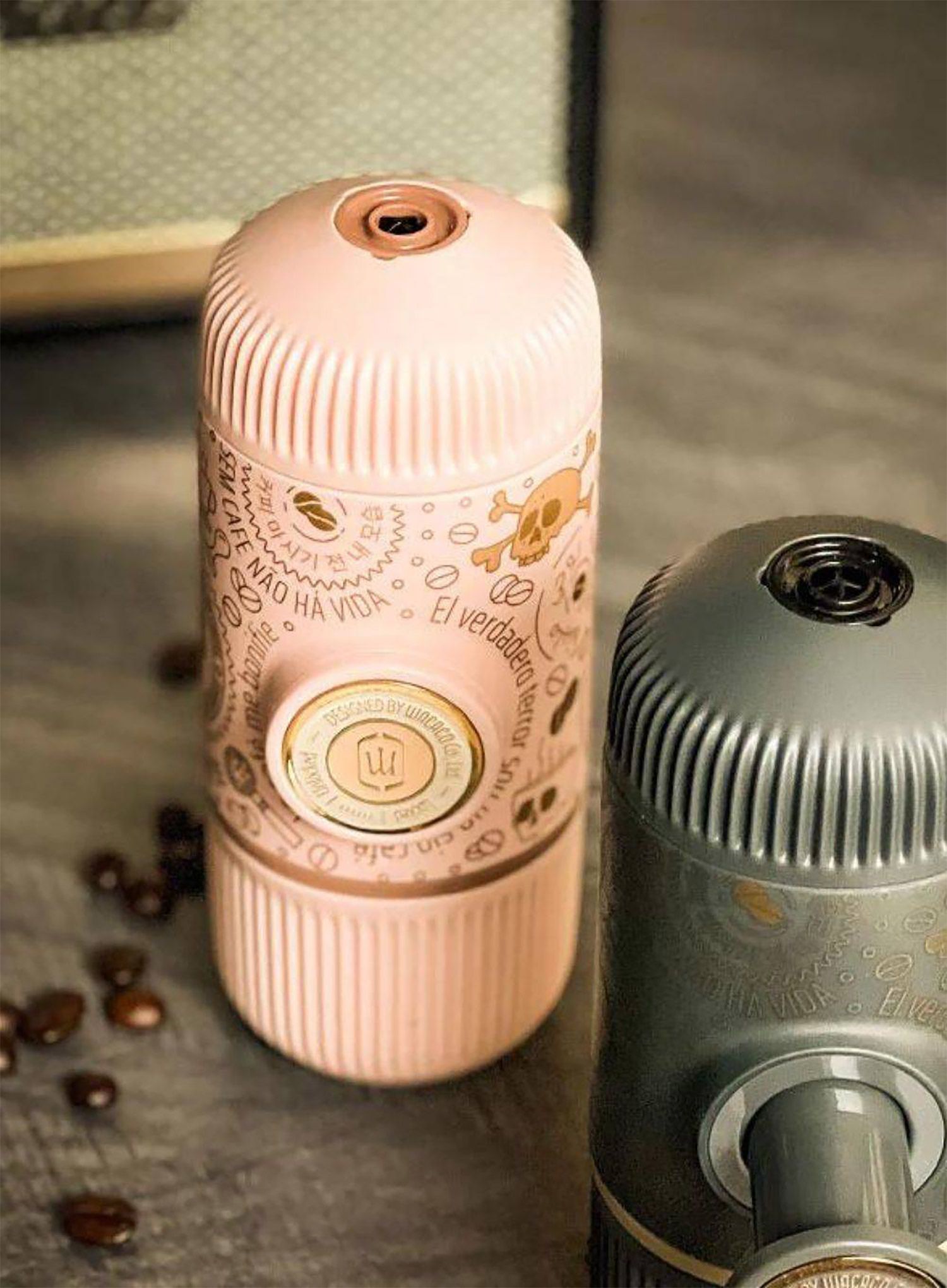 Kaffeemaschine Wacaco Nanopresso Dark Souls - pink