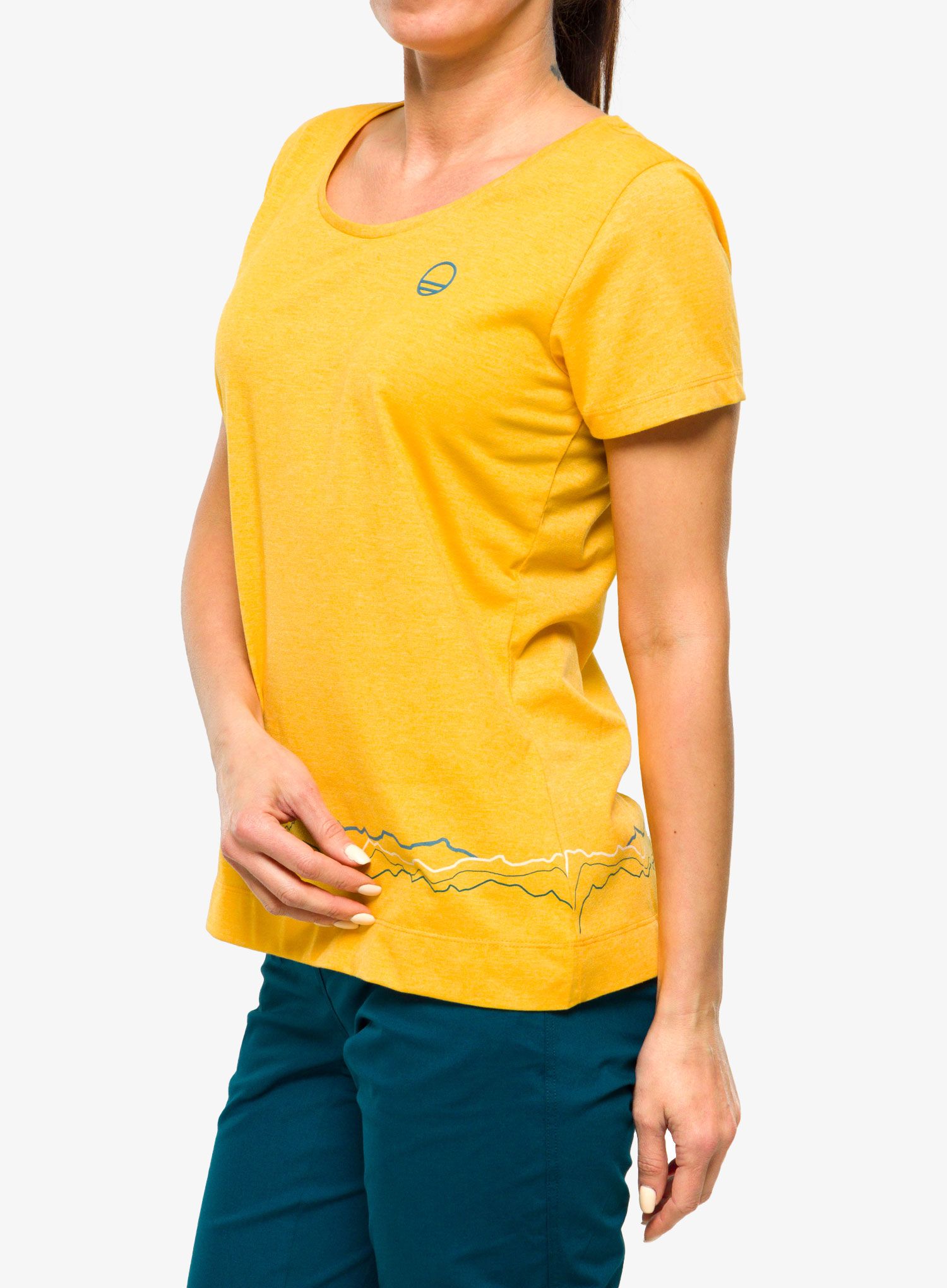 Klettershirt Damen Wild Country Flow T-Shirt - nectar