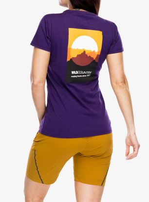 T-Shirt Baumwolle Damen Wild Country Stamina Tee - parachute
