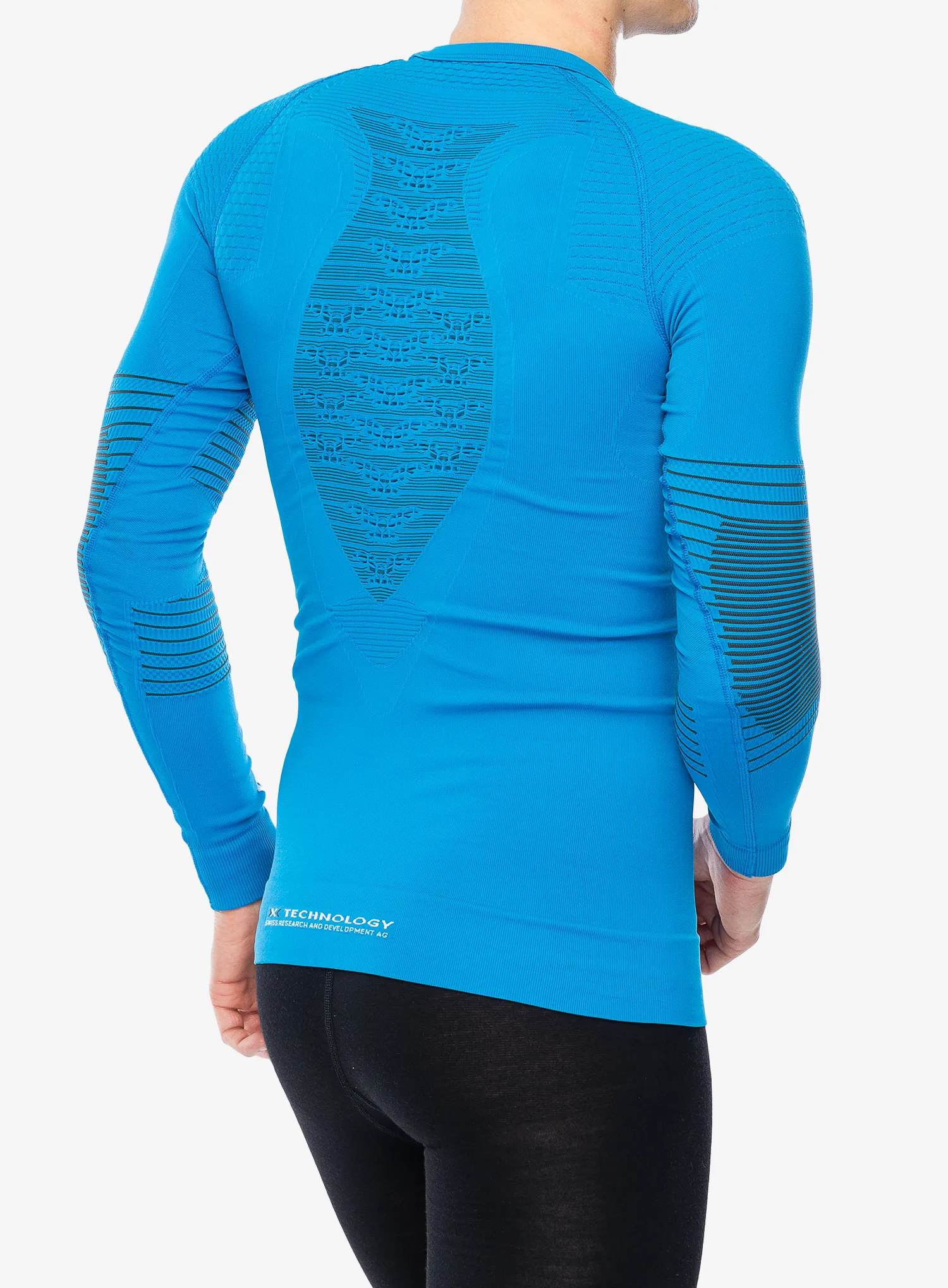 Funktionsshirt Herren Langarm X-Bionic Energizer 4.0 Shirt Round Neck - teal blue/anthracite