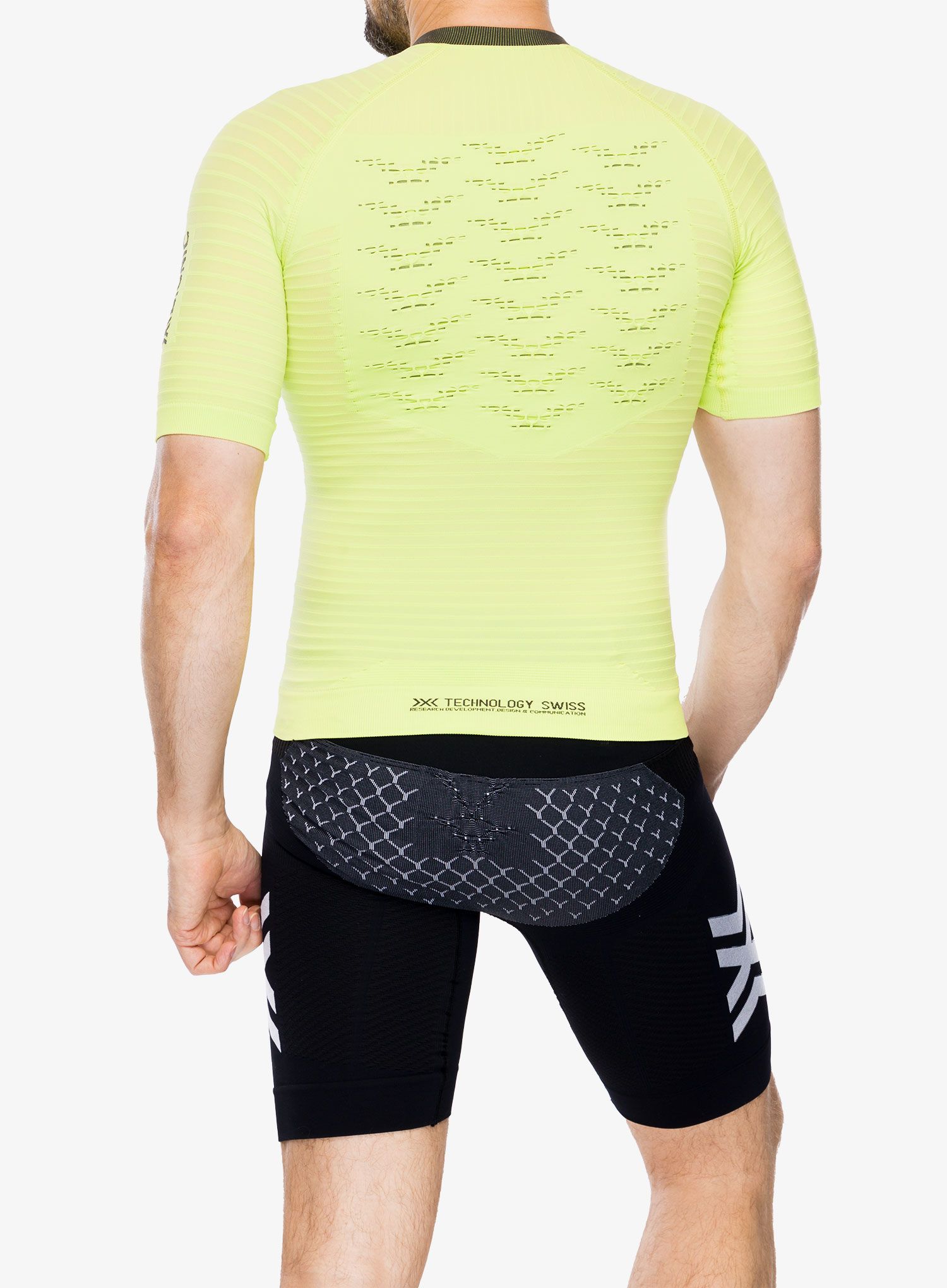 Laufshirt X-bionic Effektor 4D Running Shirt SH SL - effektor green/opal black