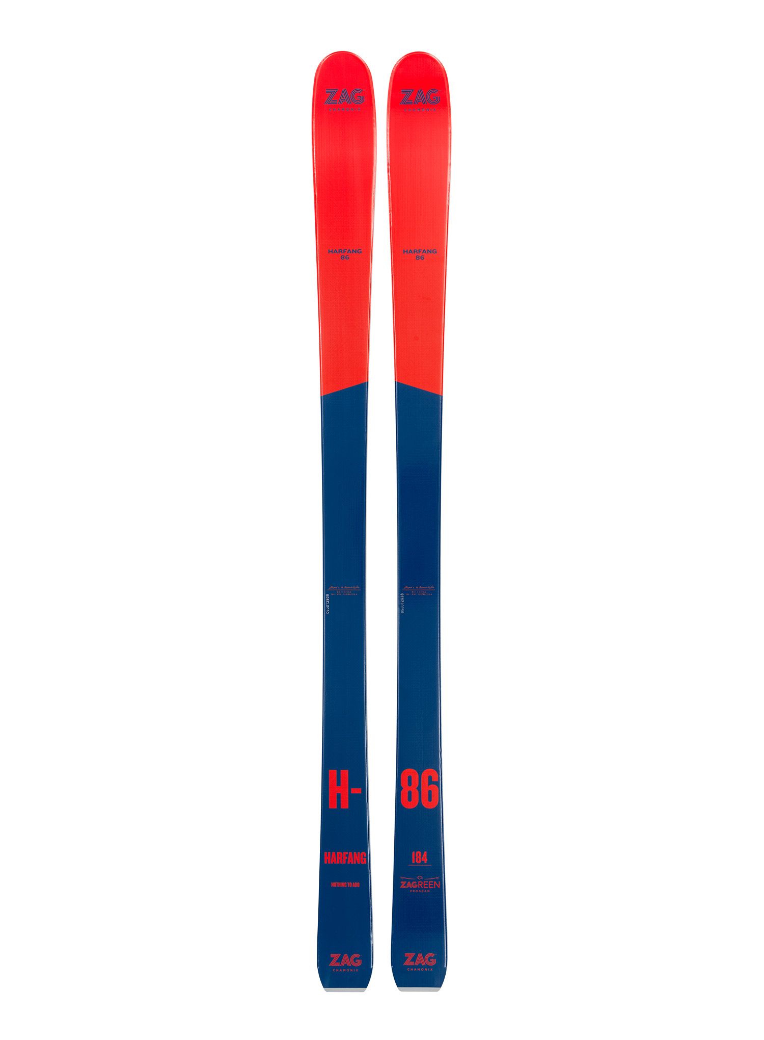 Tourenski ZAG H-86 - blue/red