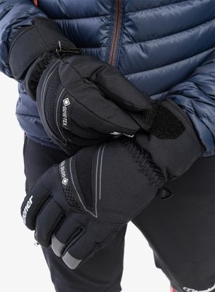 Skihandschuhe Ziener Gunar GTX - black/magnet