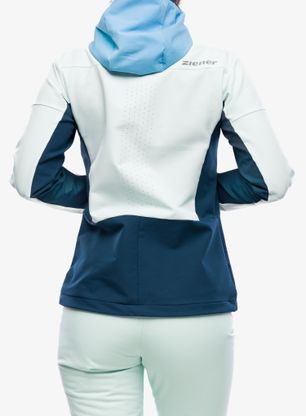 Pullover mit Reißverschluss Damen Ziener Nasinah - ice/morning blue