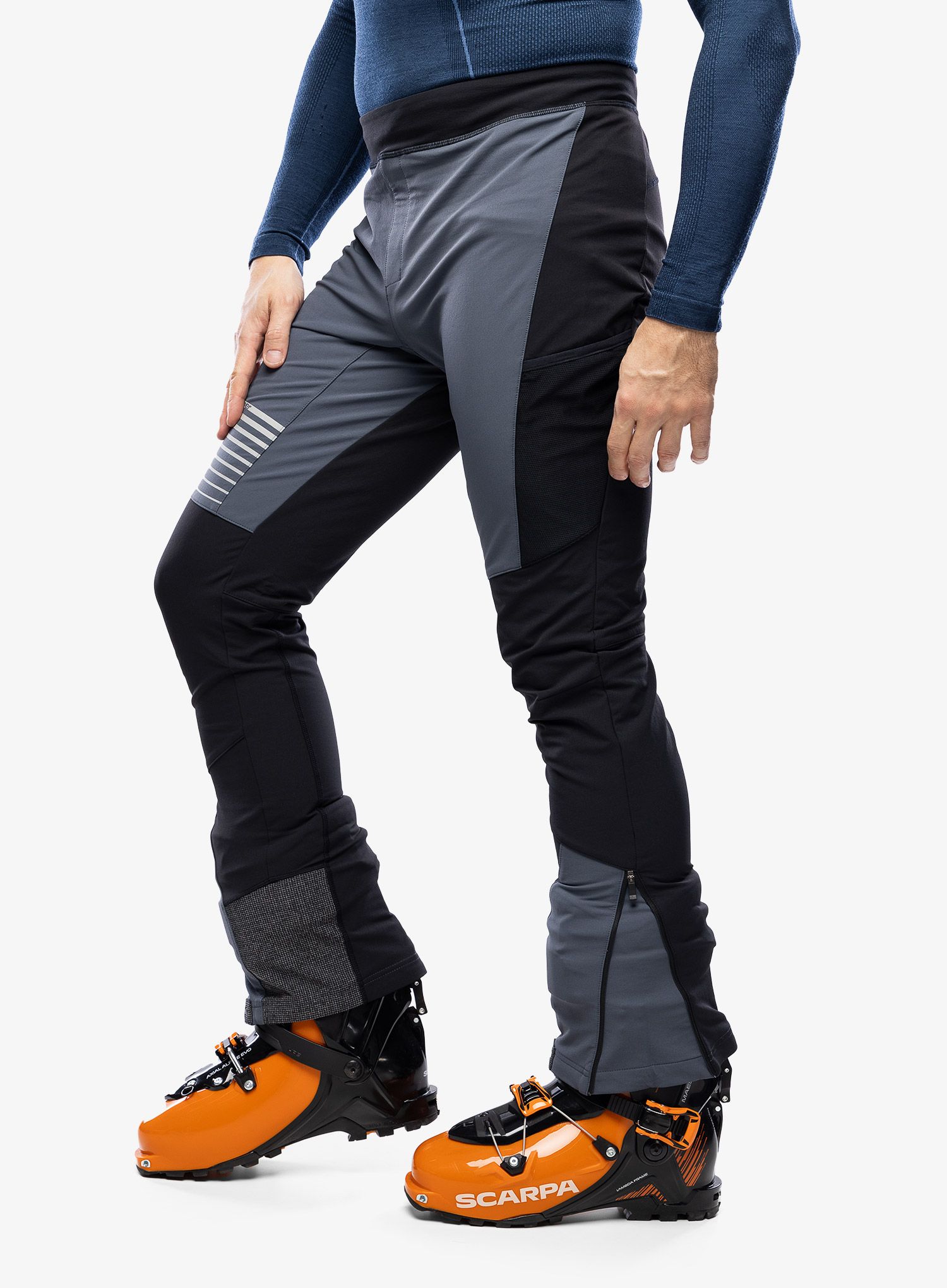 Softshellhose Ziener Nawo - ombre/black