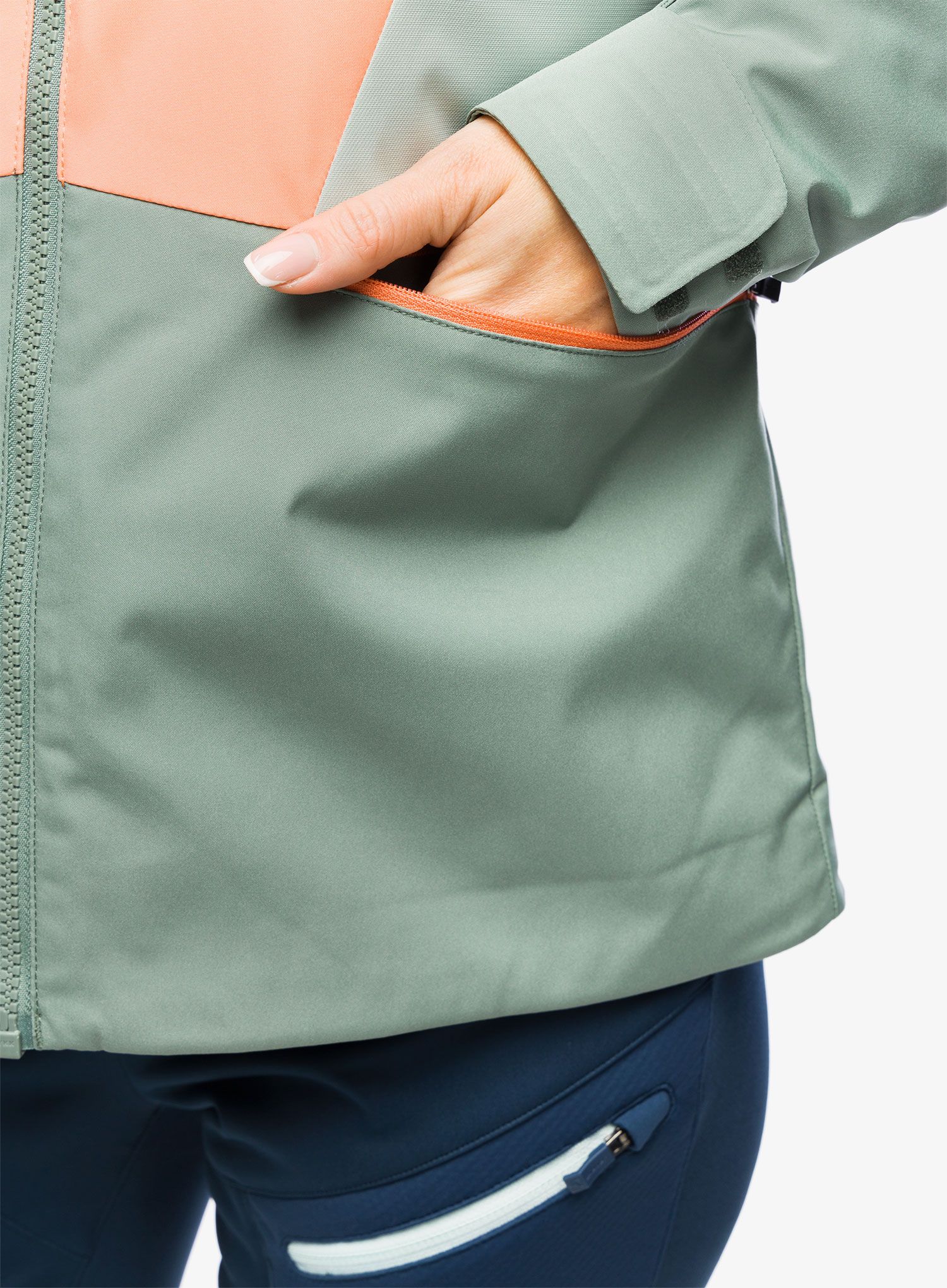 Skijacke Damen Ziener Taimi - vibrant peach