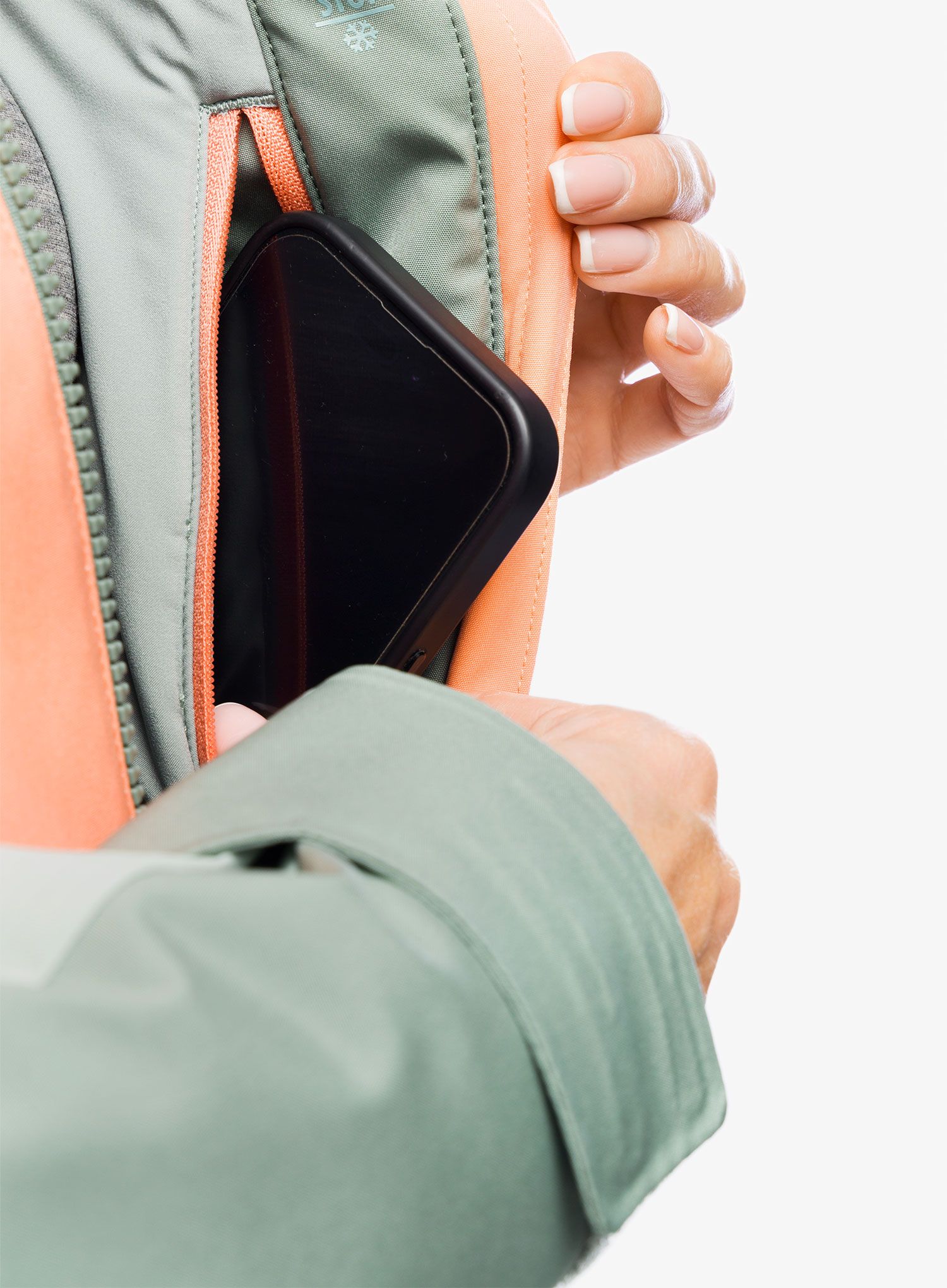 Skijacke Damen Ziener Taimi - vibrant peach