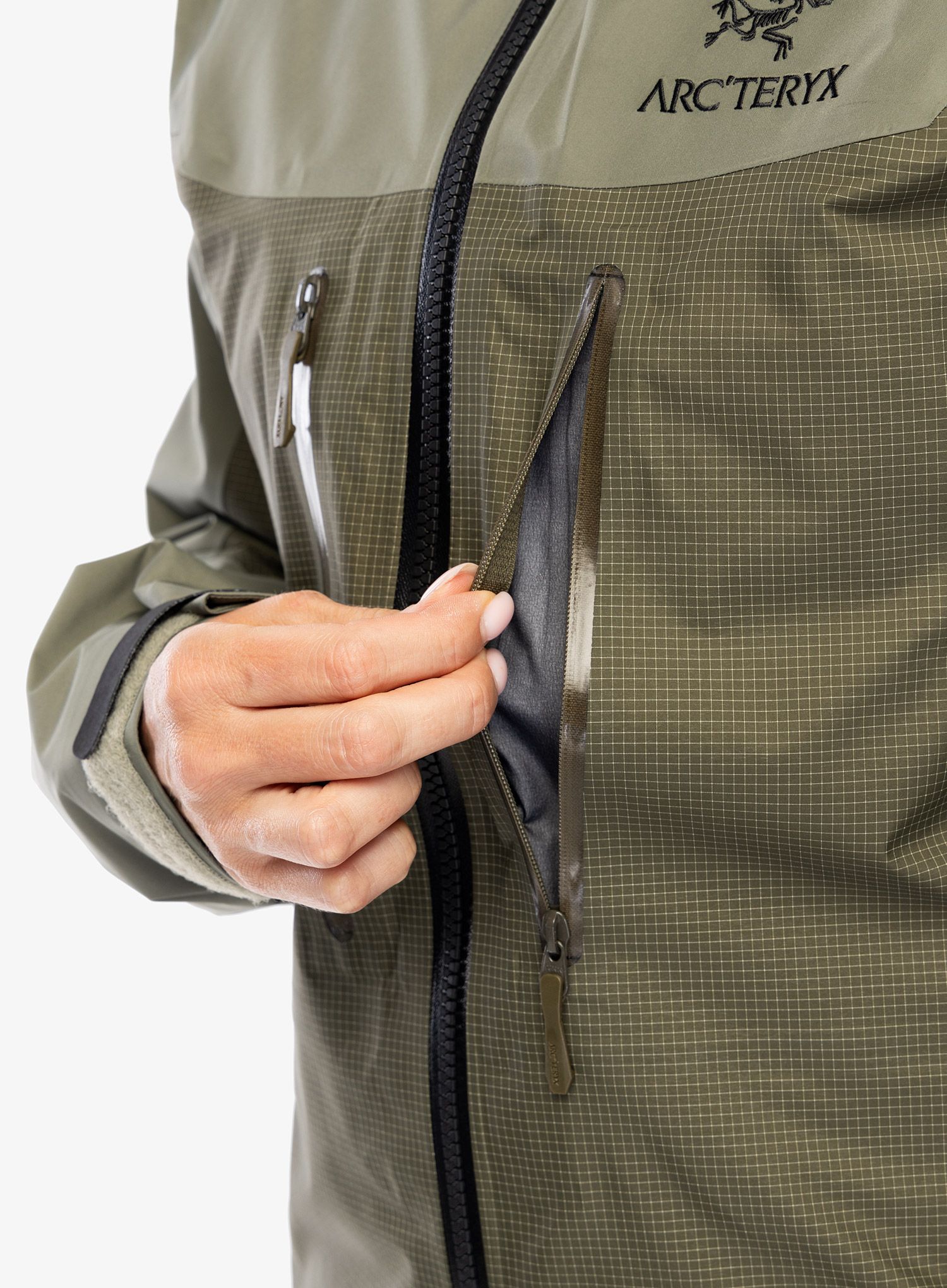 Regenjacke Damen Arcteryx Alpha Jacket - forage/tatsu | 8a.de