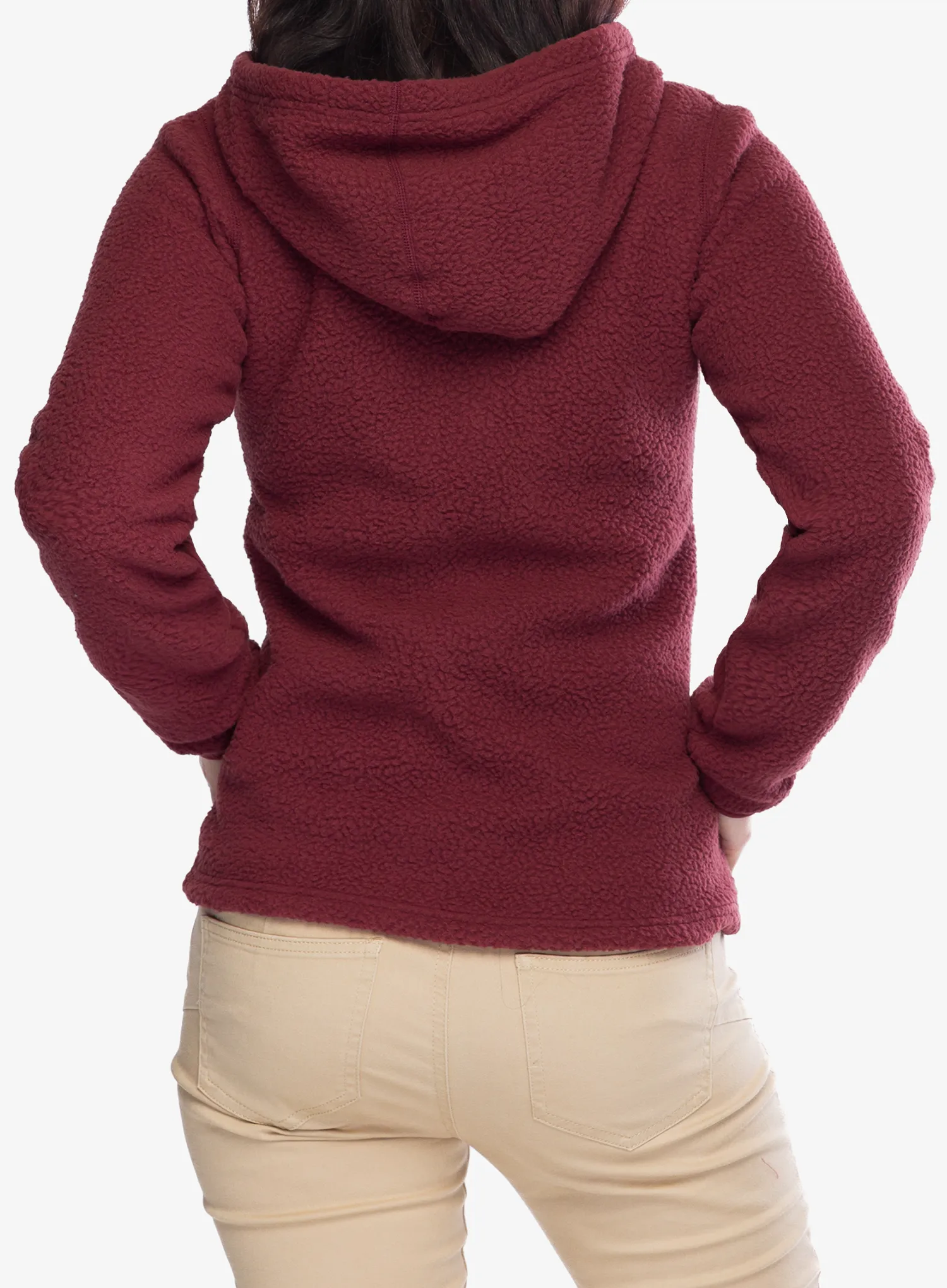 Fleecepullover Damen Berghaus Darria FZ Hooded Jacket - garnet