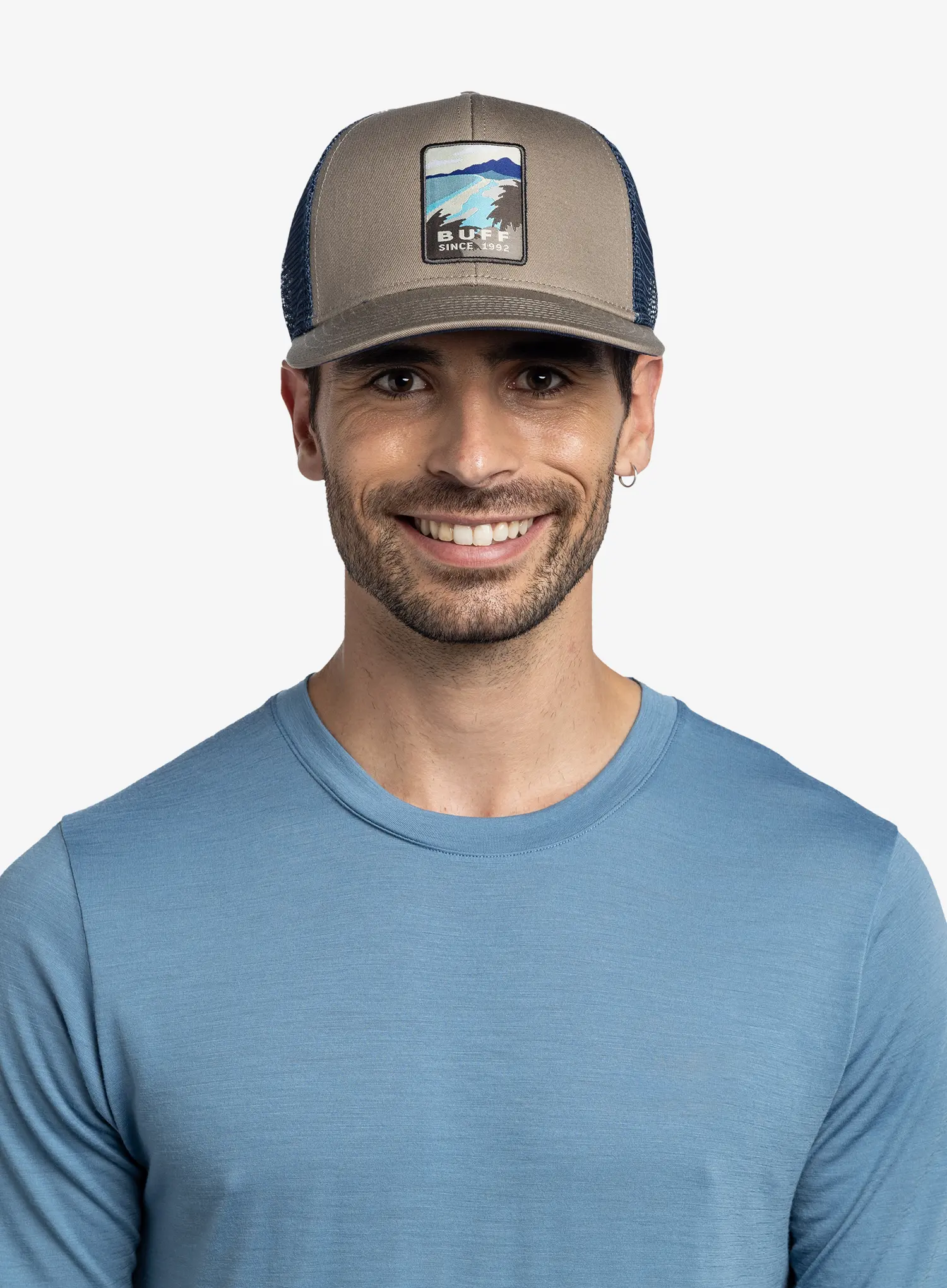 Cap Buff Explore Trucker Cap - tundra khaki