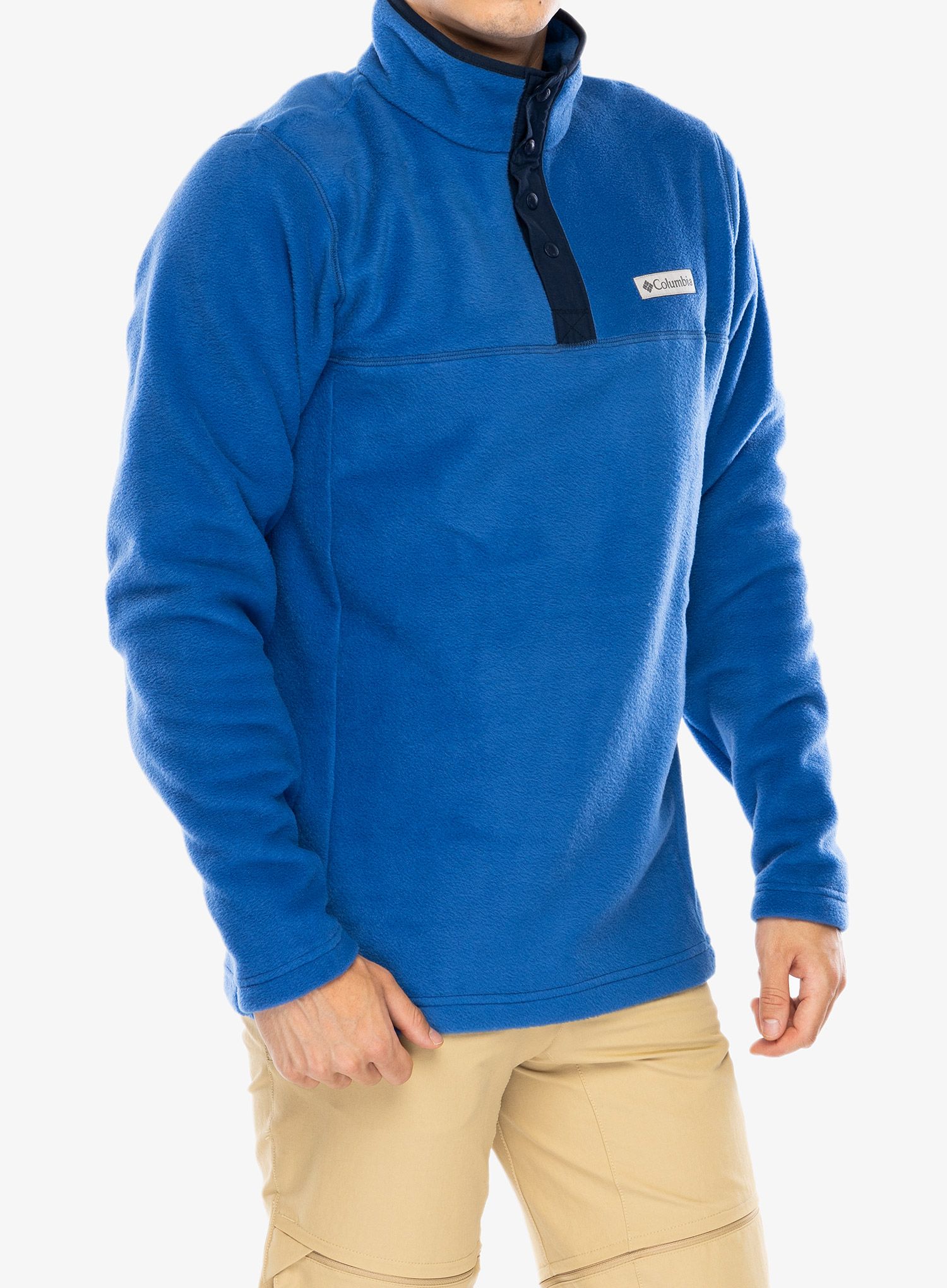 Pullover Columbia Steens Mountain Half Snap - mountain blue/collegiate navy