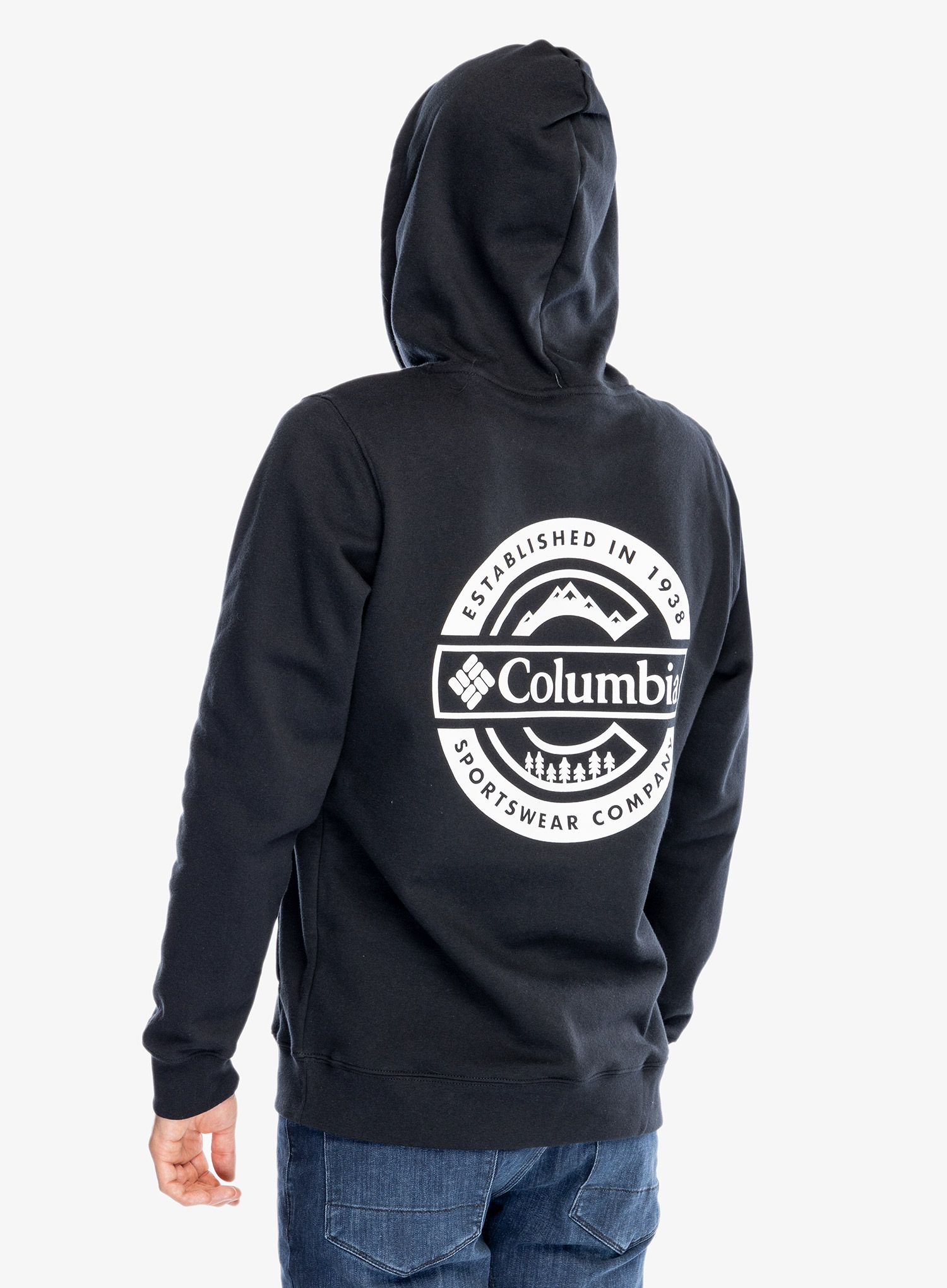 Hoodie Columbia Trek Graphic Hoodie - black/button badge