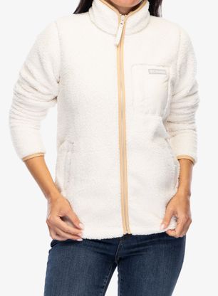 Fleecepullover Damen Columbia West Bend Full Zip II - chalk