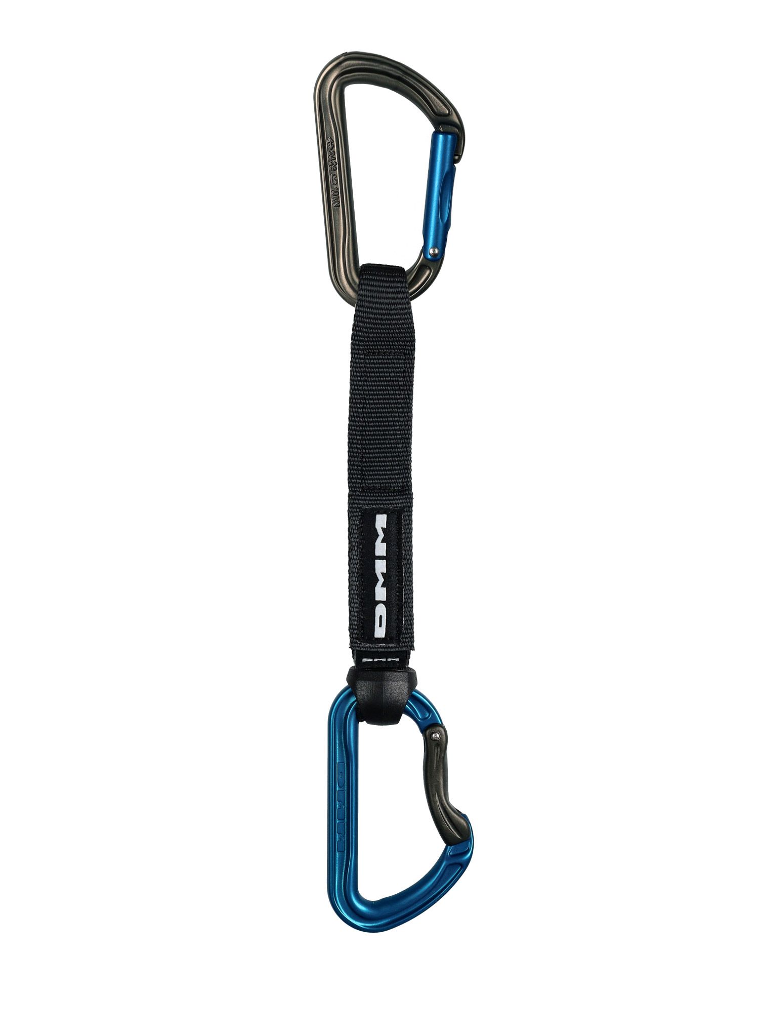 Express-Set DMM Shadow Quickdraw 18 cm - titanium/blue