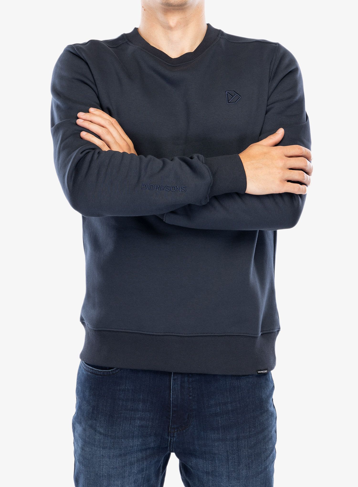 Pullover Didriksons Fyn Sweater - navy