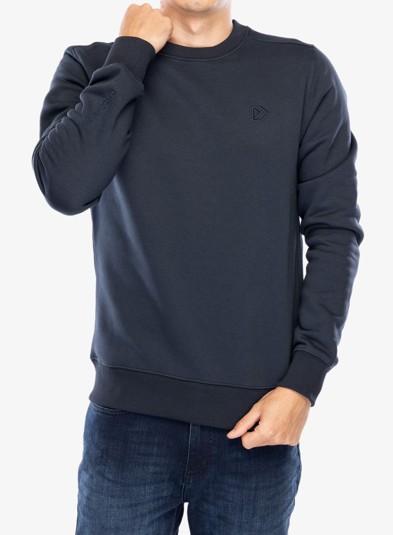 Pullover Didriksons Fyn Sweater - navy
