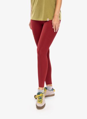 Trekkinghose Damen Fjallraven Abisko Tights - pomegranate red