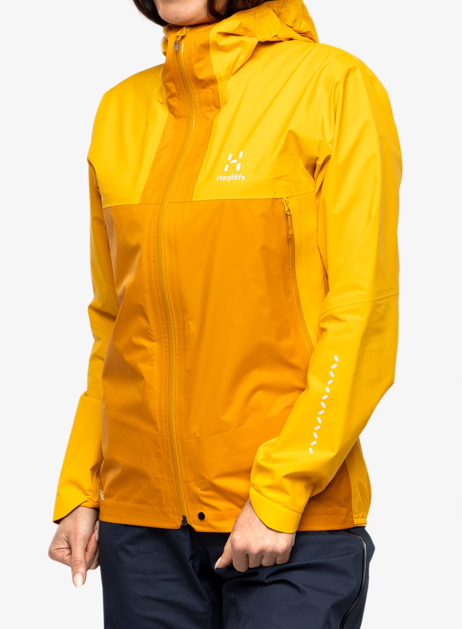 GORE-TEX Regenjacke Damen Haglofs L.I.M GTX Active Jacket - sunny yellow/desert yellow