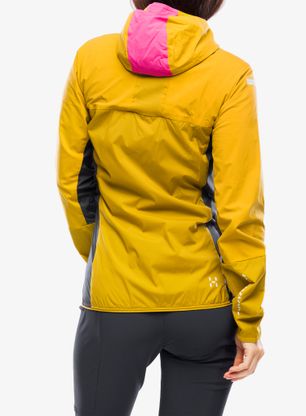 Thermojacke Damen Haglofs L.I.M Alpha Hood - ultra pink/autumn leaves