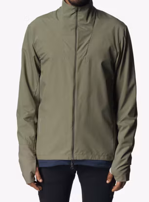 Laufjacke Houdini Pace Wind Jacket - sage green