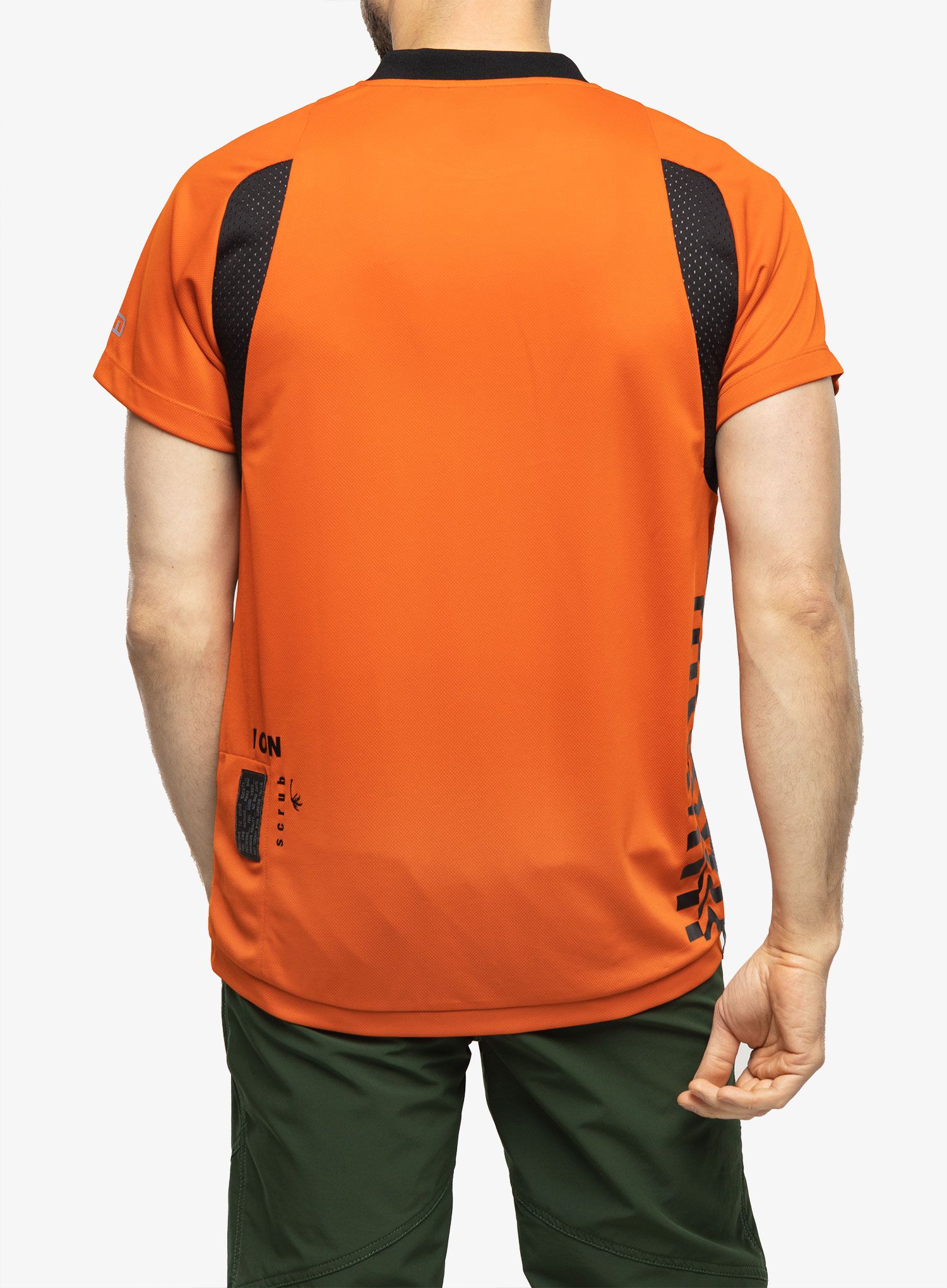 Fahrradtrikot Herren ION SS Scrub AMP - smashing red