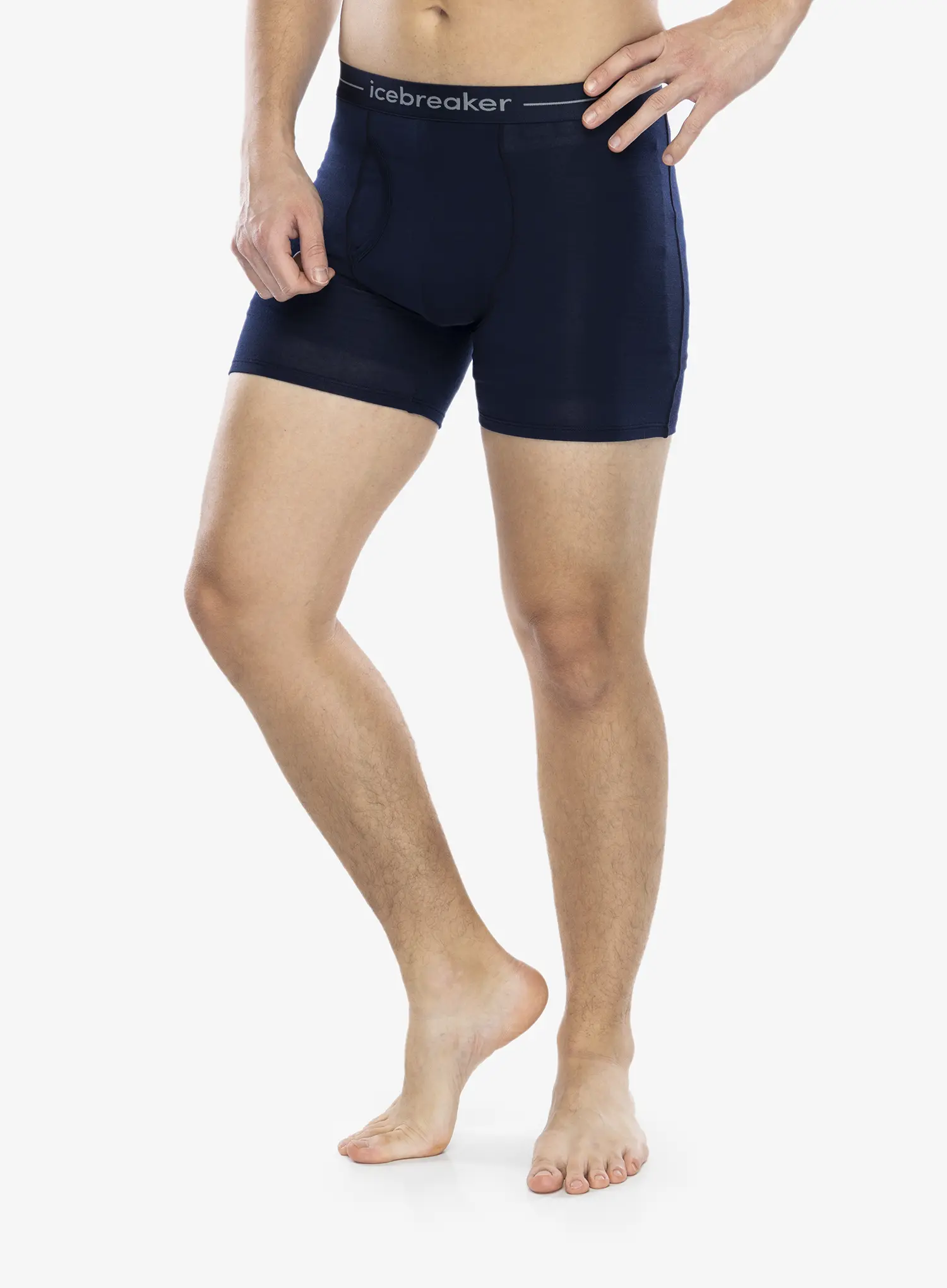 Boxershorts Icebreaker Anatomica Boxers wFly - midnight navy