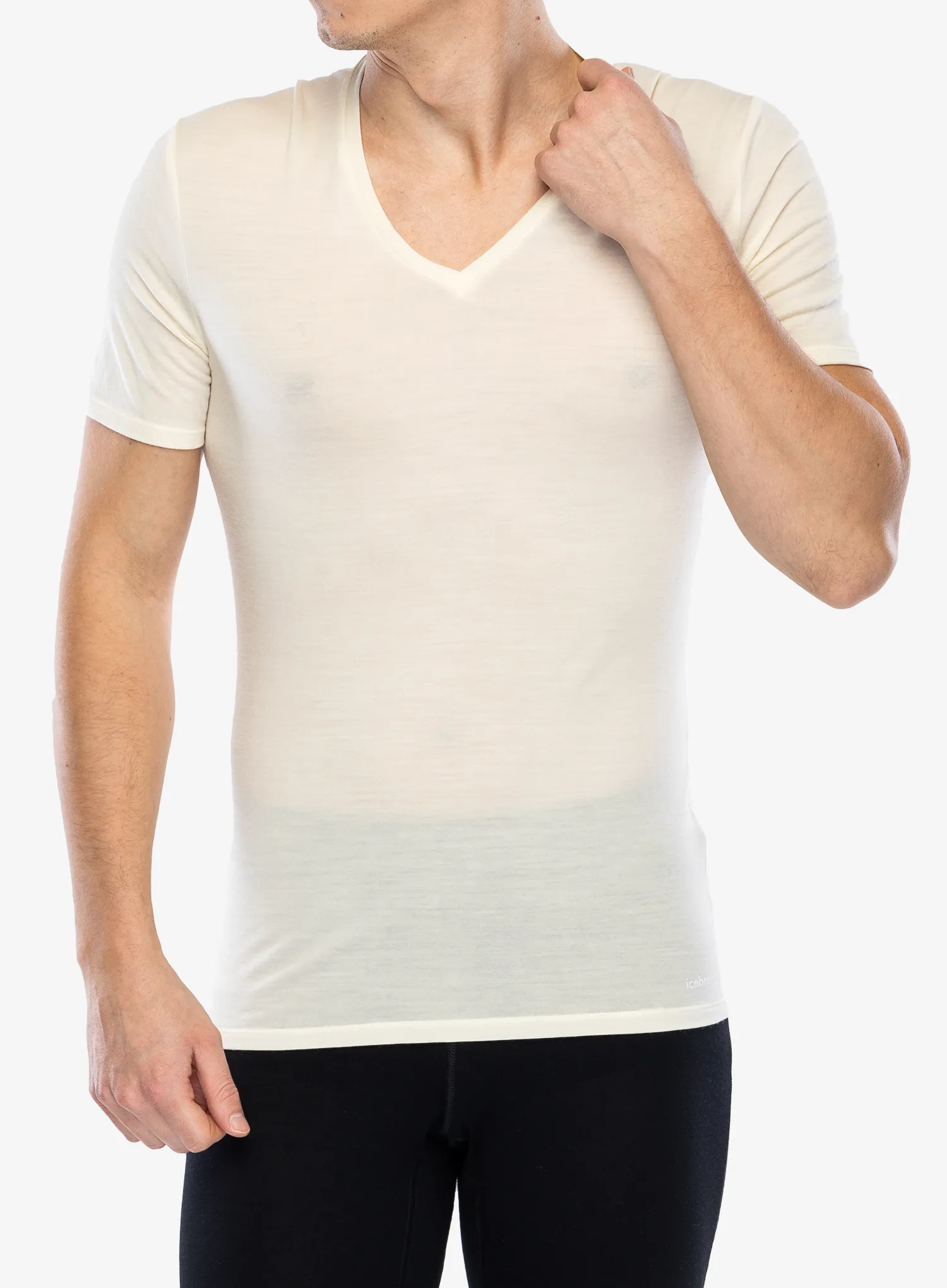 Funktionsshirt Icebreaker Anatomica S/S V - undyed