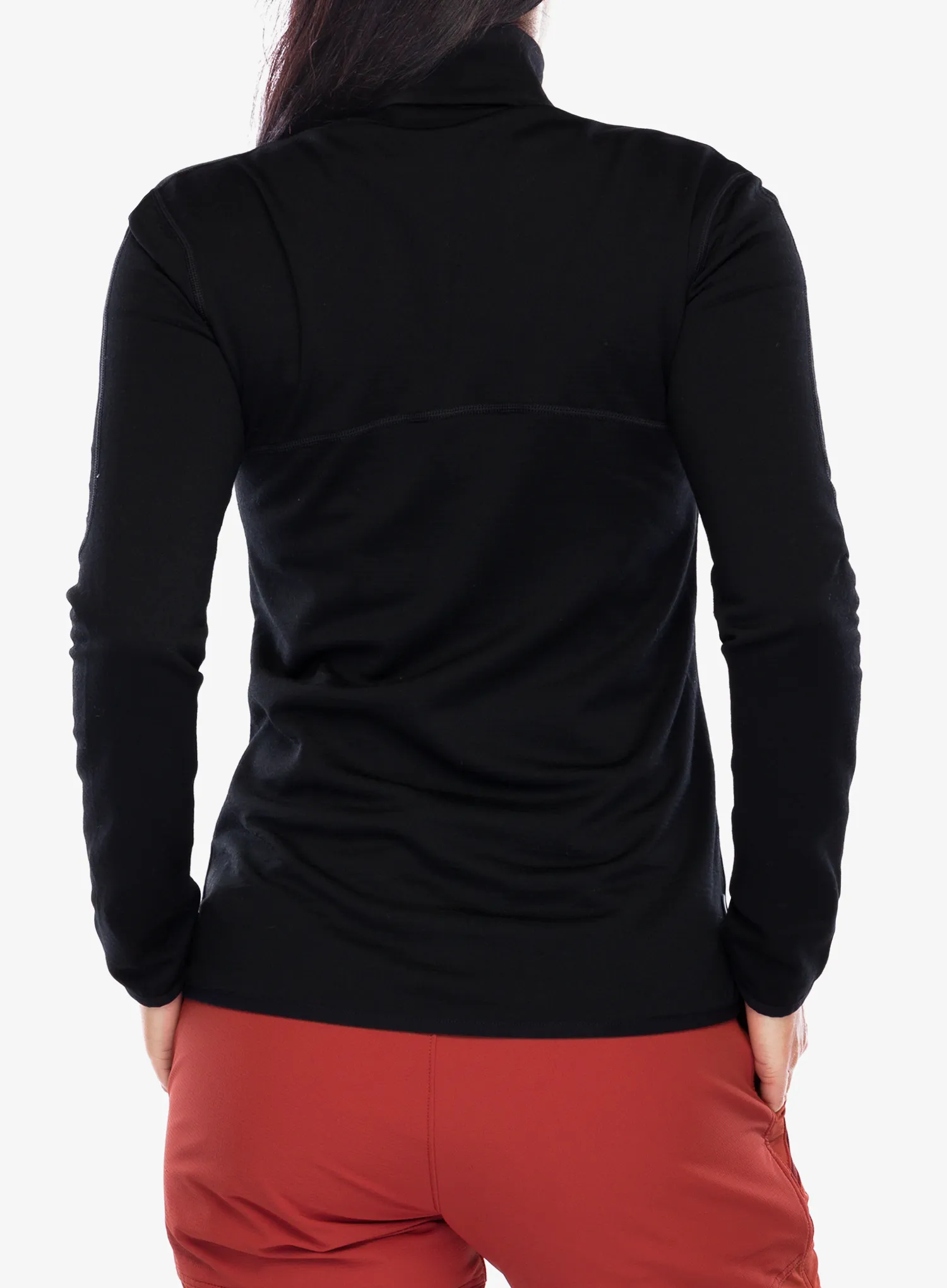 Sweatshirt mit Reißverschluss Damen Icebreaker Merino 560 Realfleece Elemental II LS Zip - black