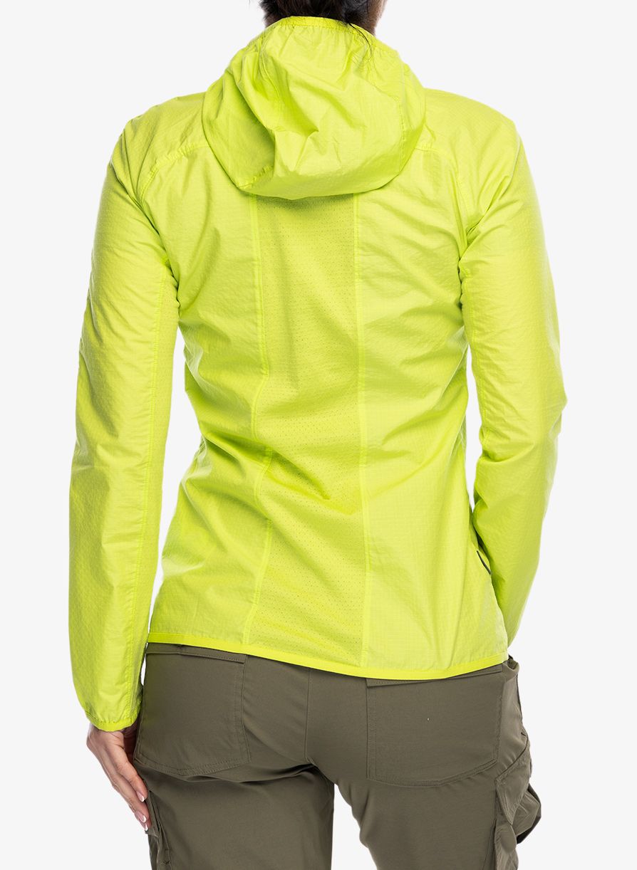 Damen Softshelljacke Icebreaker Shell+ Cotton Windbreaker - hyper