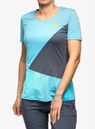 Shirt Damen Karpos Nuvolau Jersey - blue atoll/sky captain